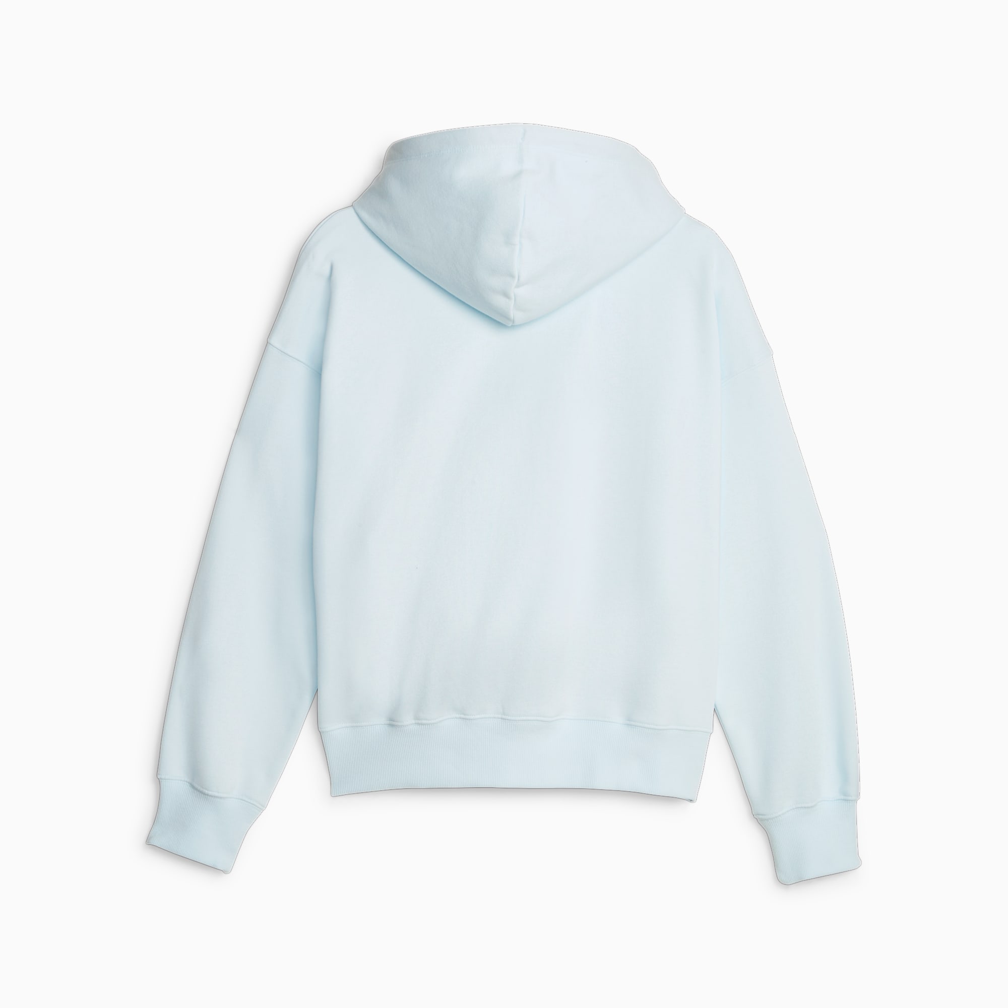 PUMA Classics Women's Oversized Hoodie, Icy Blue, Size S, Clothing