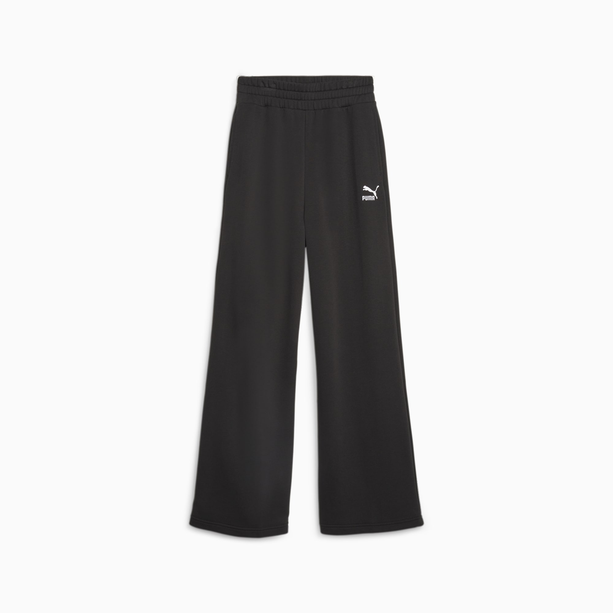 PUMA Classics Women's Relaxed Sweatpants, Black, Size M, Clothing