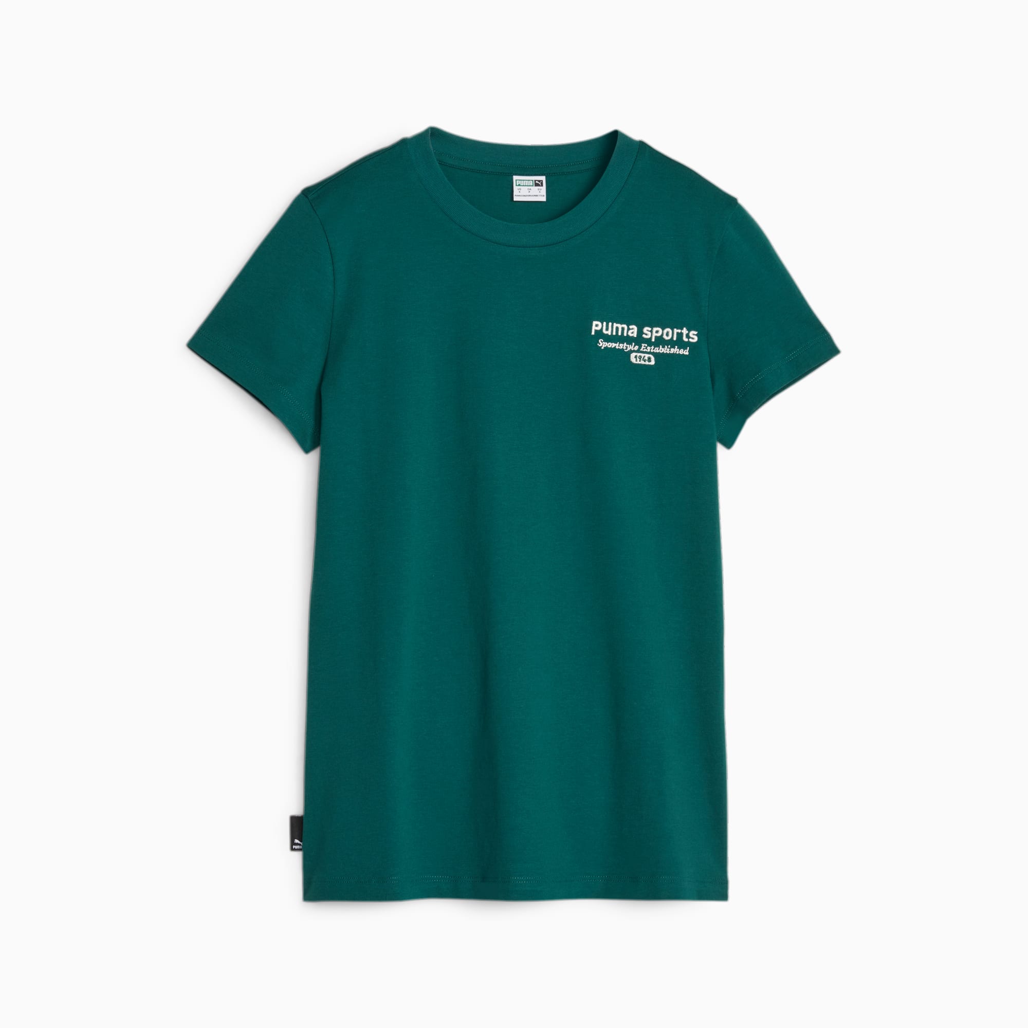 PUMA TEAM Graphic T-shirt Voor Dames, Malachite