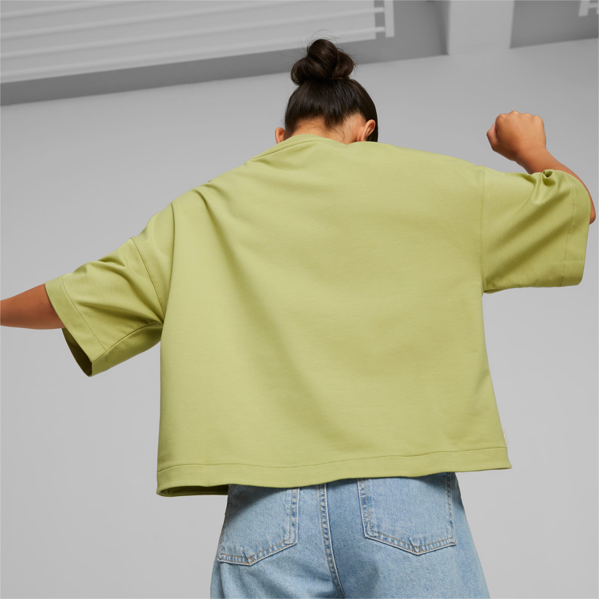 PUMA Infuse T-shirt Voor Dames, Groen