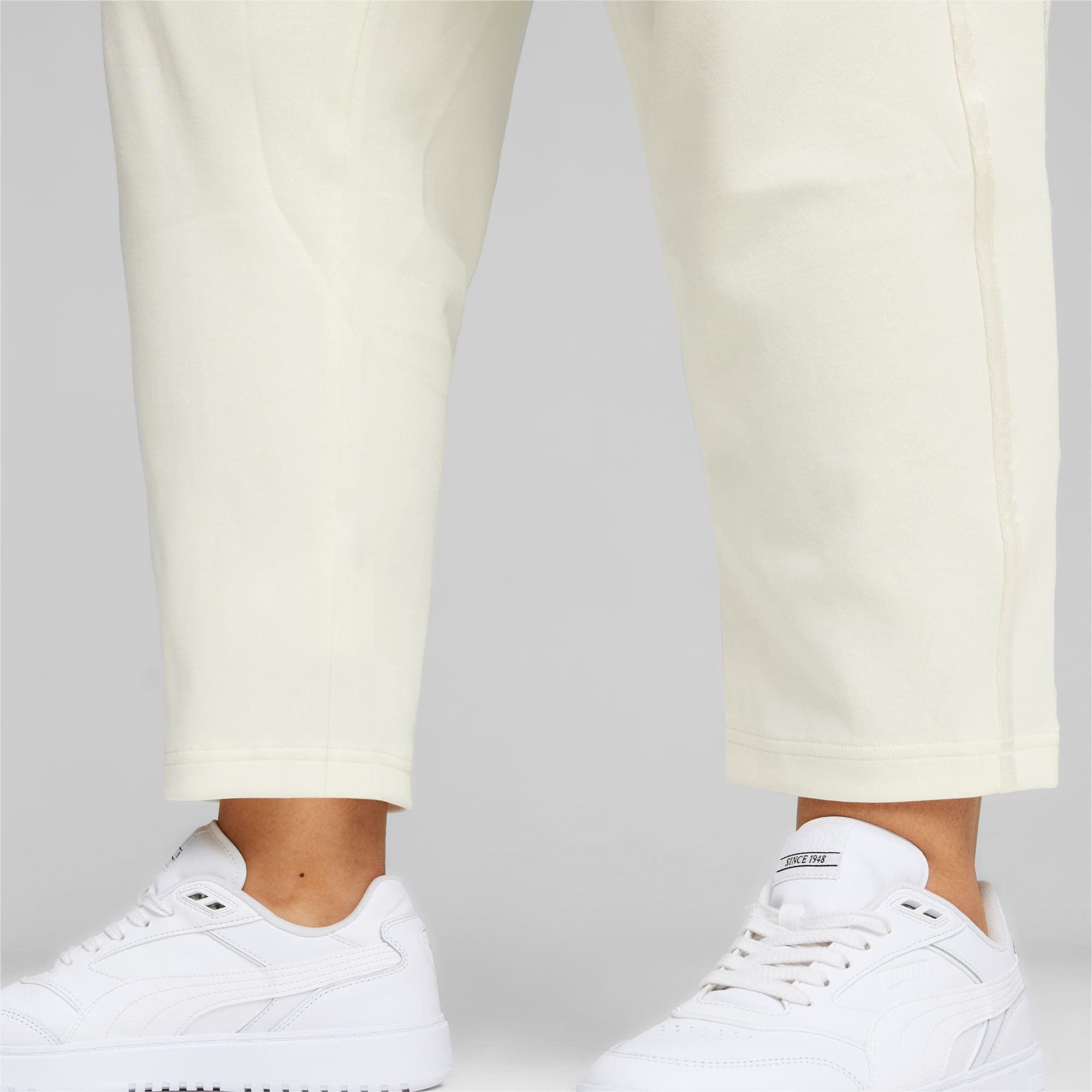Pantaloni T7 A Vita Alta Da Donna, Bianco/Altro