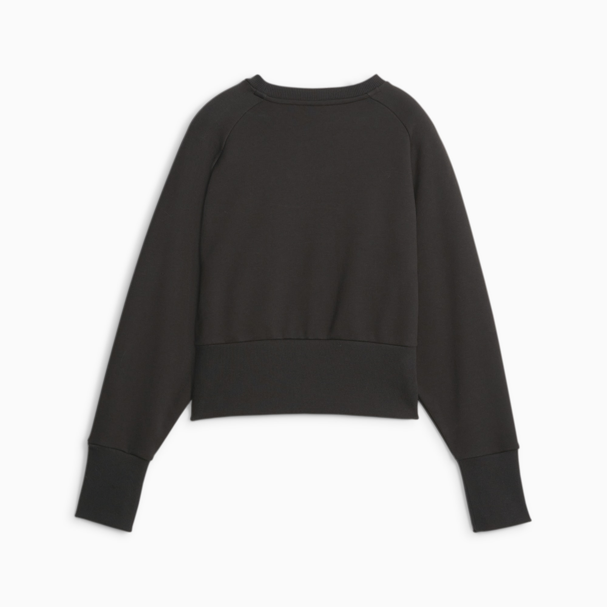 PUMA Classics Women's Sweatshirt, Black, Size XS, Clothing