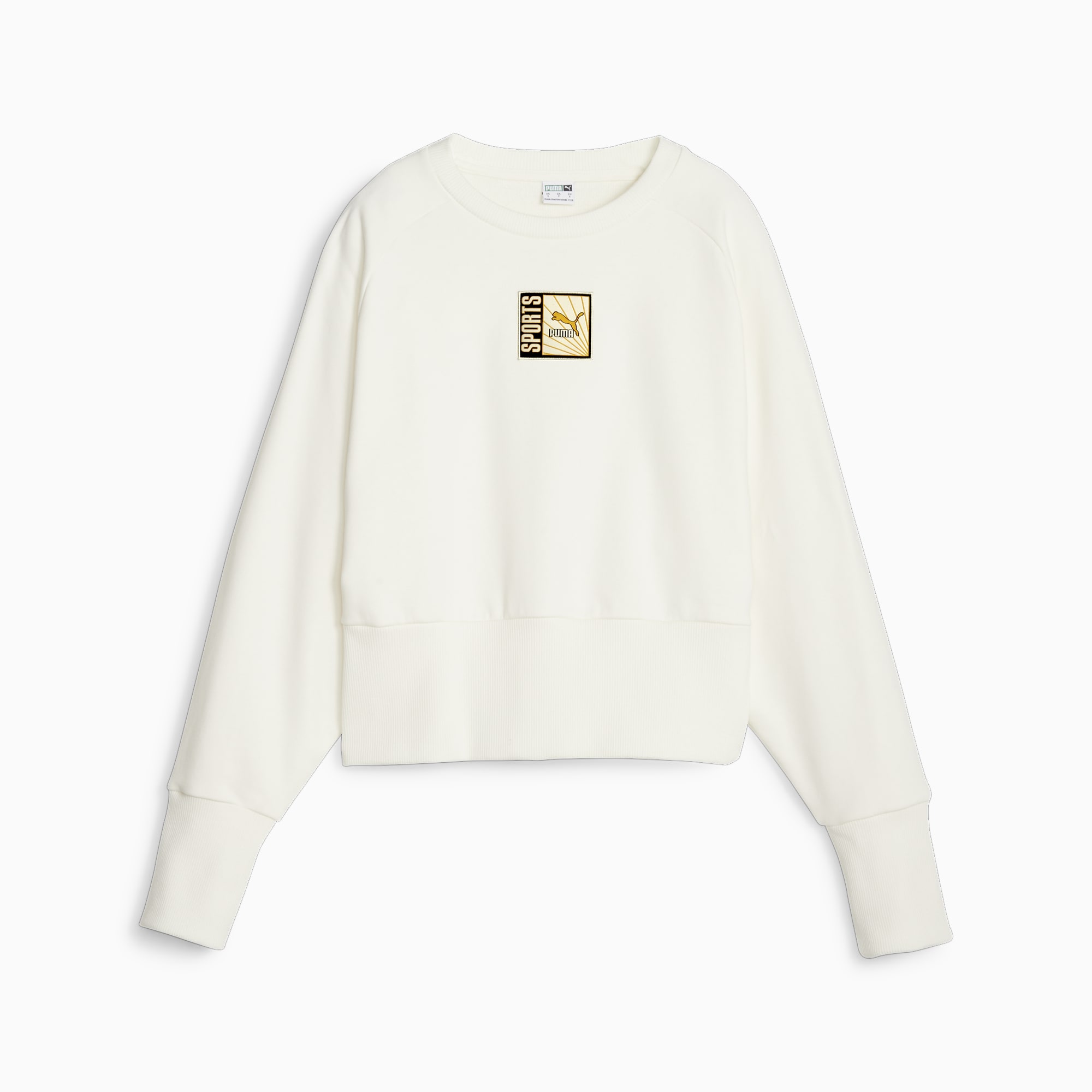 PUMA Classics Sweatshirt Voor Dames, Wit