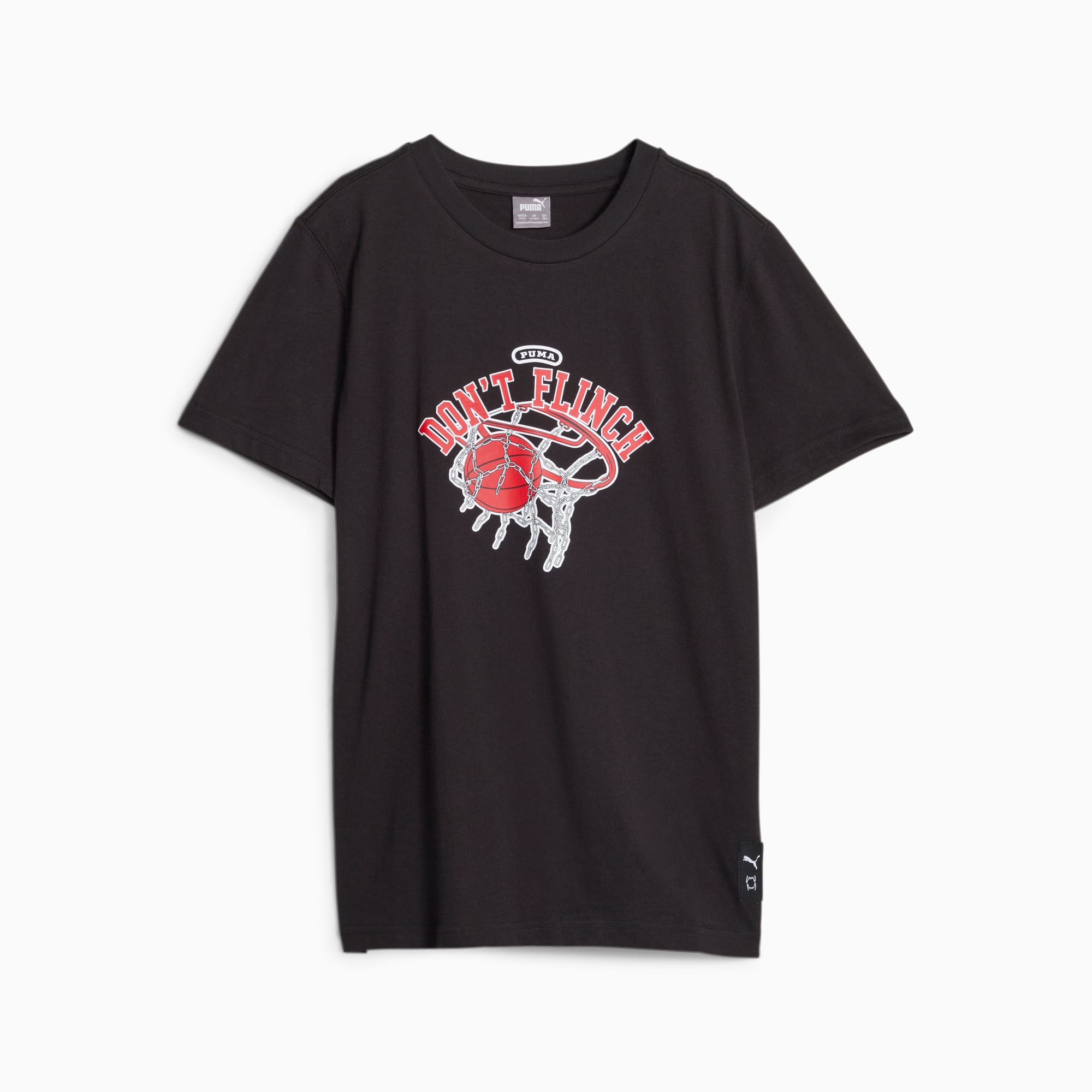 PUMA Basketball Graphic Youth T-Shirt, Black