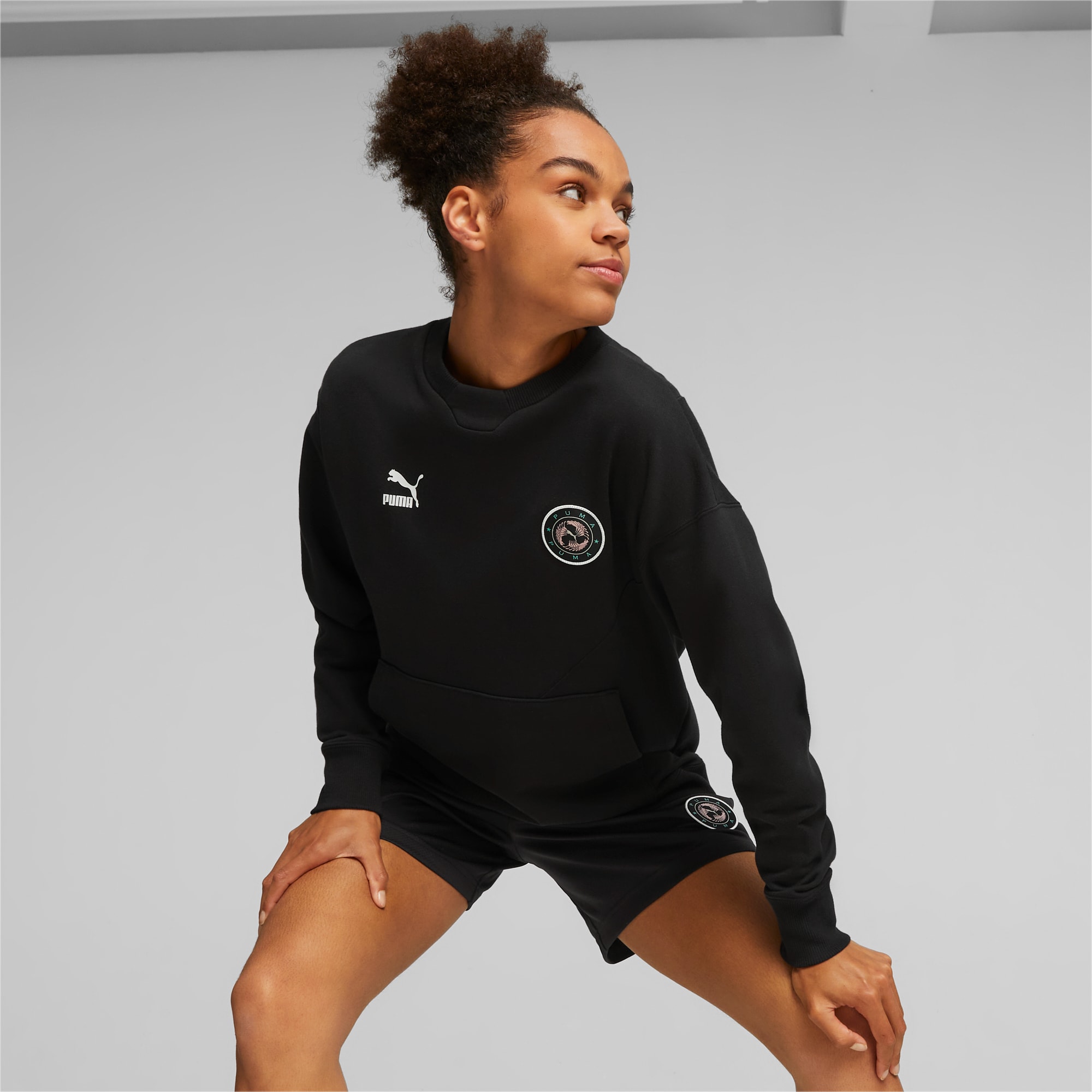 PUMA Sweatshirt De Football Dare To Femme, Noir