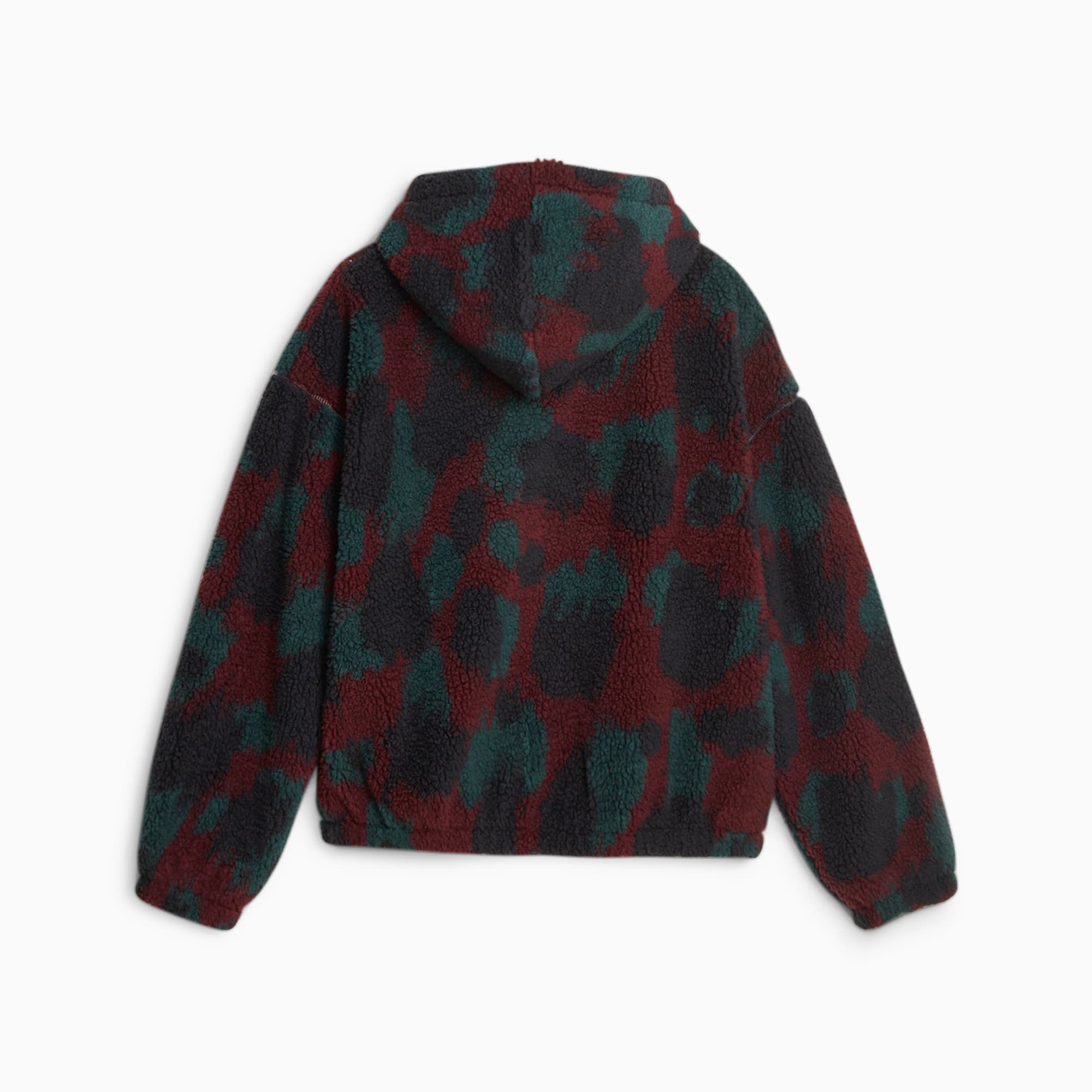 PUMA Downtown sherpa jack voor Dames, Dark Jasper