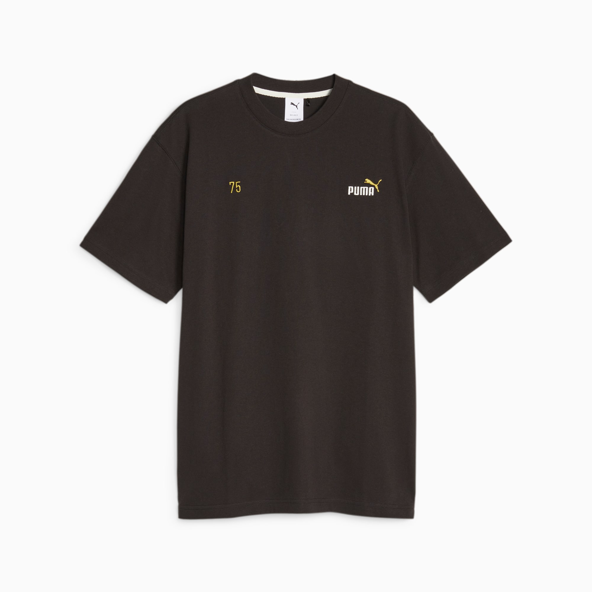 PUMA T-Shirt Emblématique Avec Logo Des 75 Ans Pour Homme, Noir