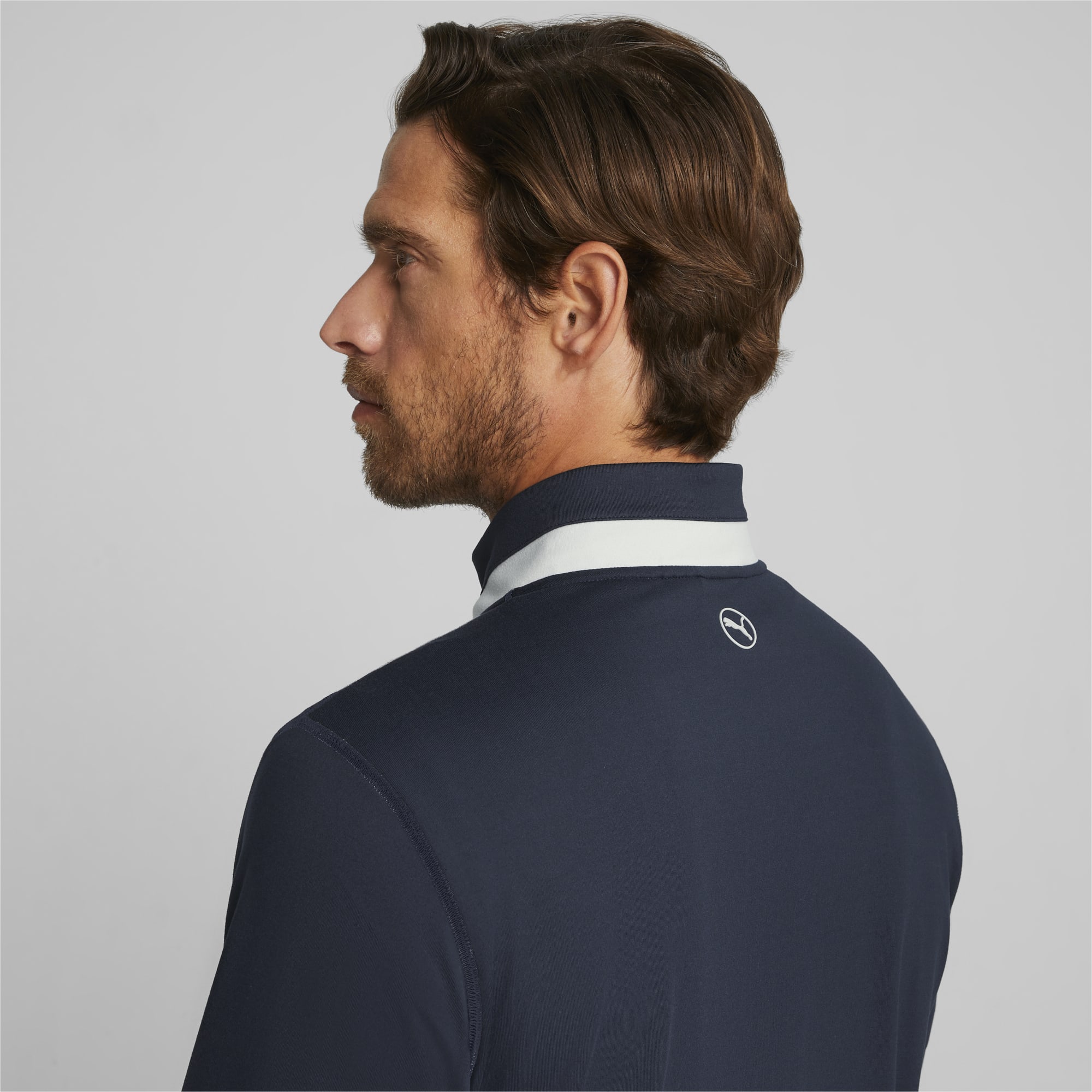 PUMA Men's Lightweight Golf Pullover Top, Dark Blue, Size S, Clothing