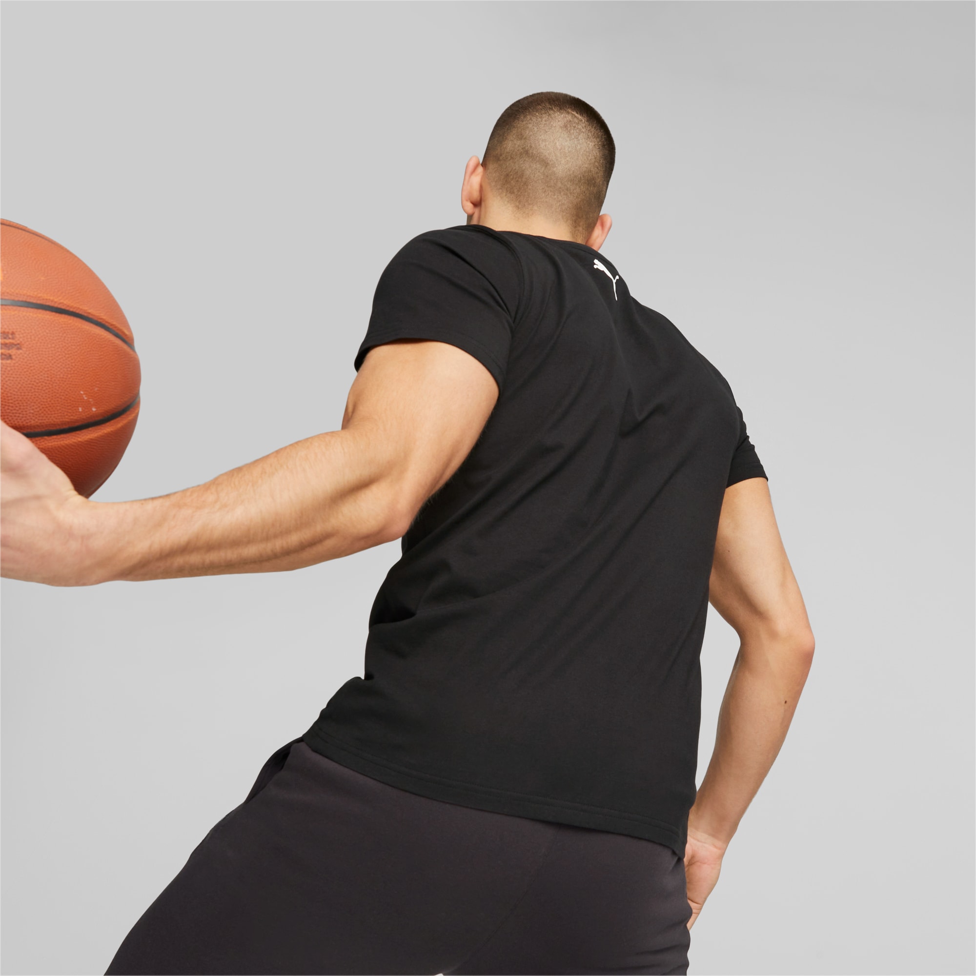 PUMA T-Shirt De Basketball Blueprint Formstrip Homme, Noir