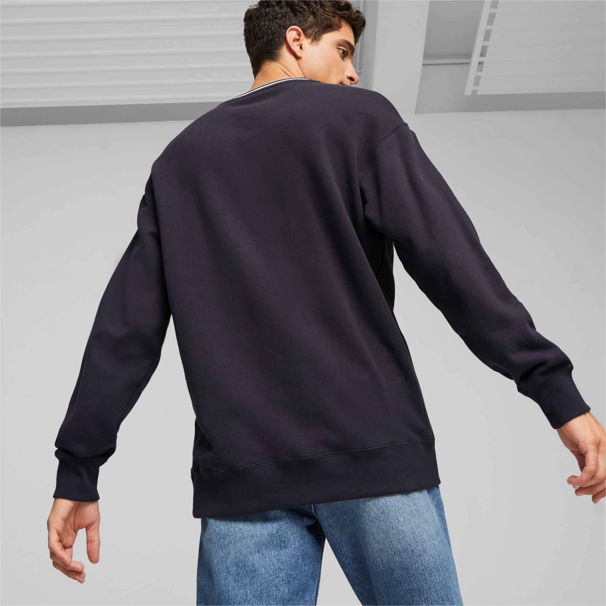 PUMA X Staple Men's Sweatshirt, Dark Blue, Size XS, Clothing