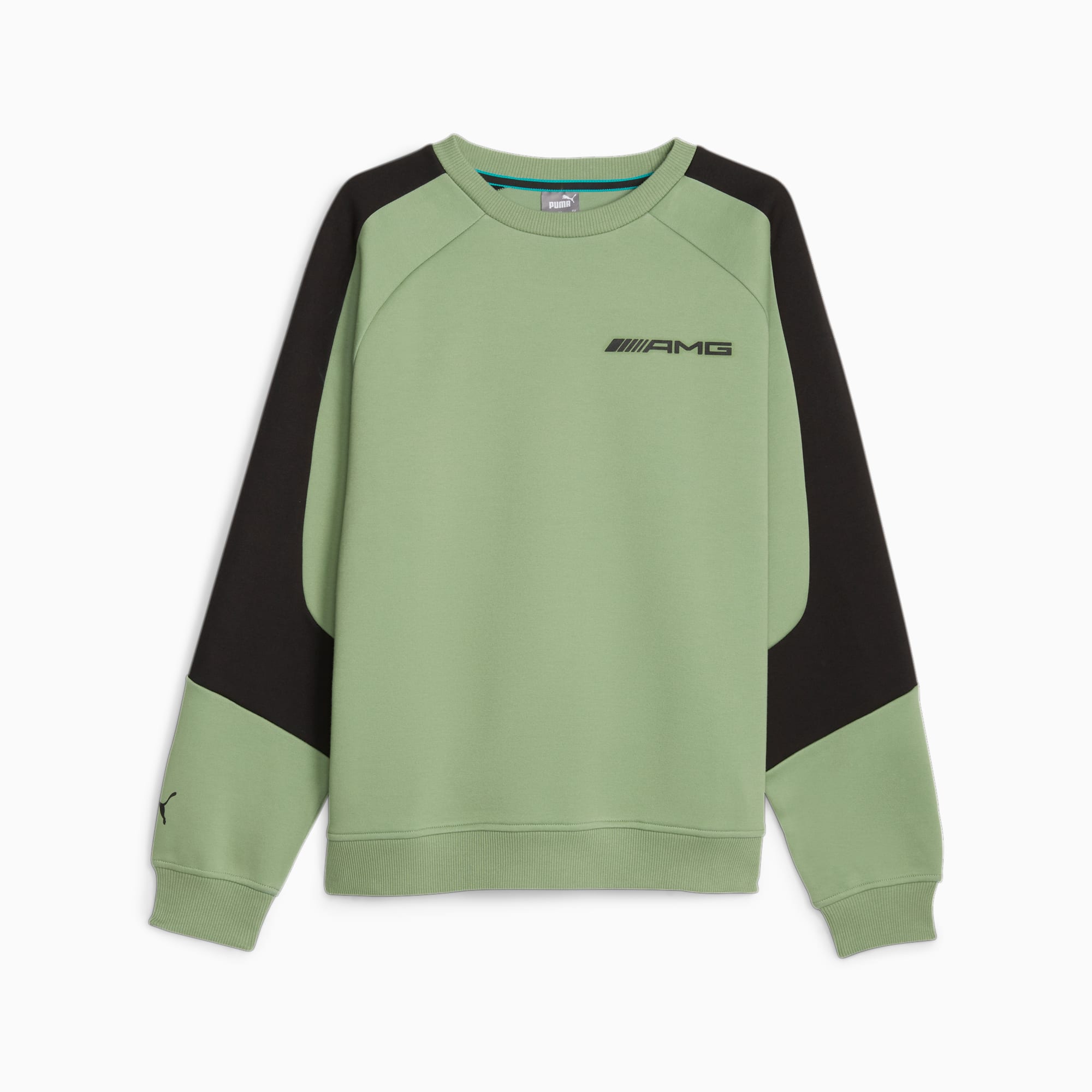 PUMA Mercedes-Amg Men's Sweatshirt, Dusty Green, Size XS, Clothing