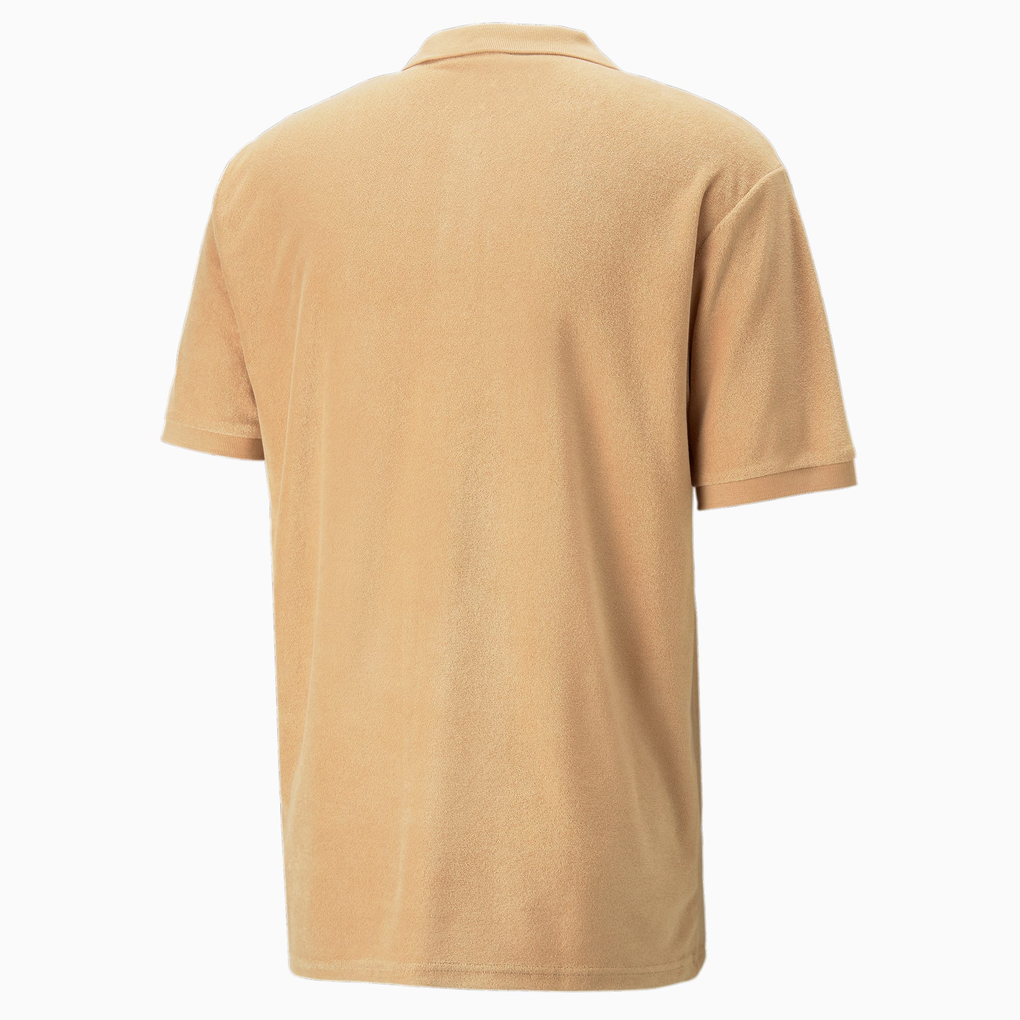 PUMA Classics Towelling poloshirt voor Heren, Dusty Tan