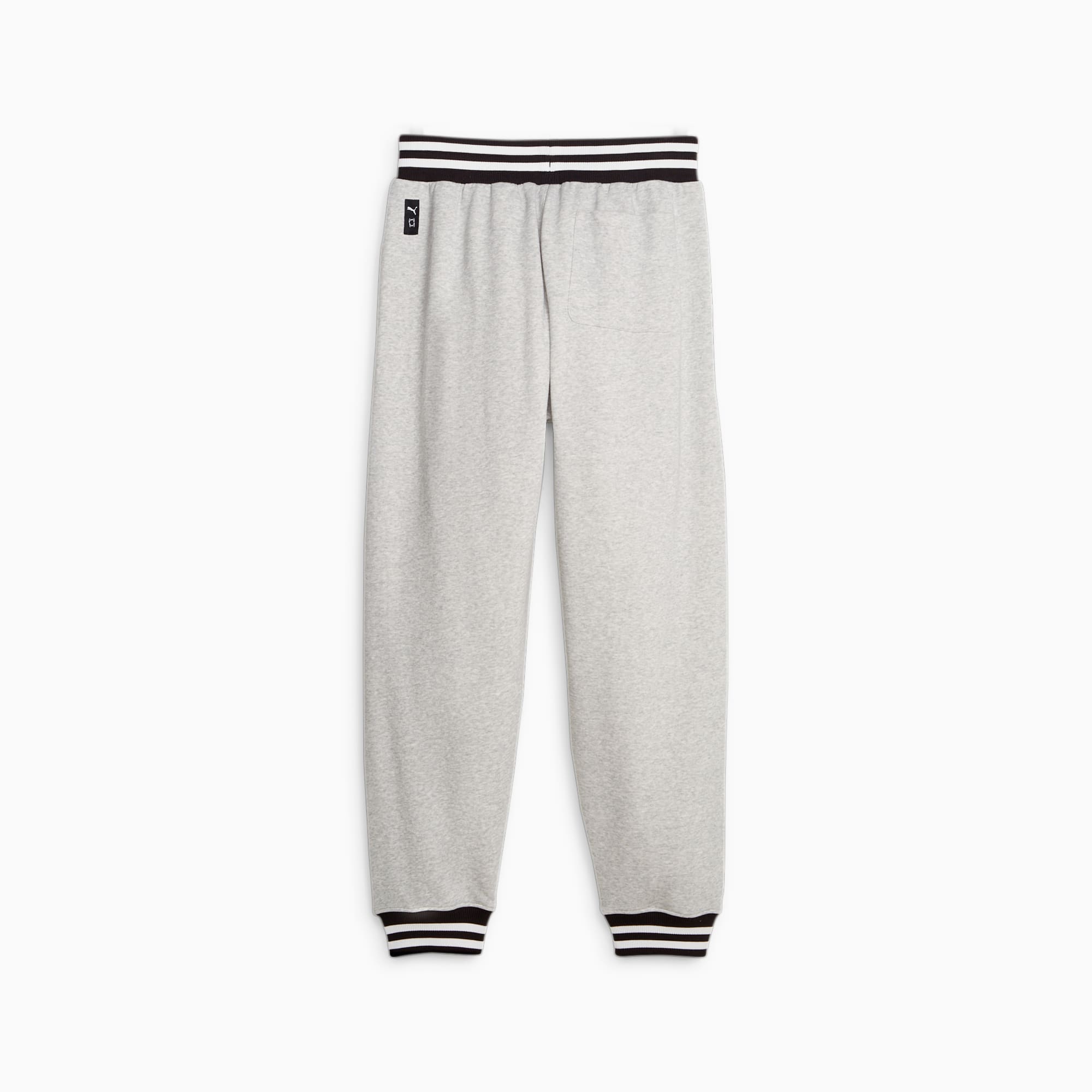 PUMA Franchise Core Basketball sweatpants voor Heren, Zwart/Grijs