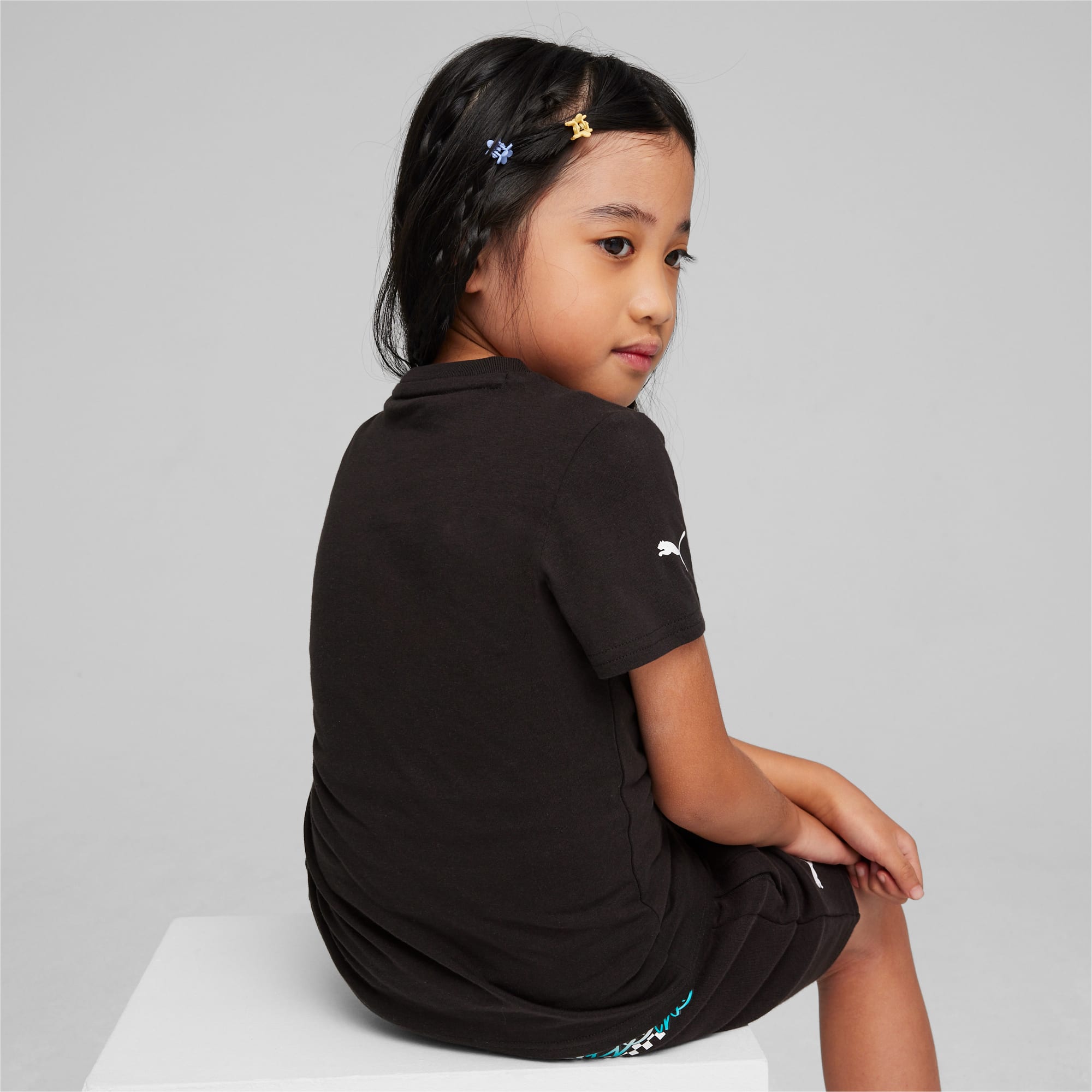 PUMA Camiseta Mercedes-Amg Petronas Motorsport Para Niños, Negro