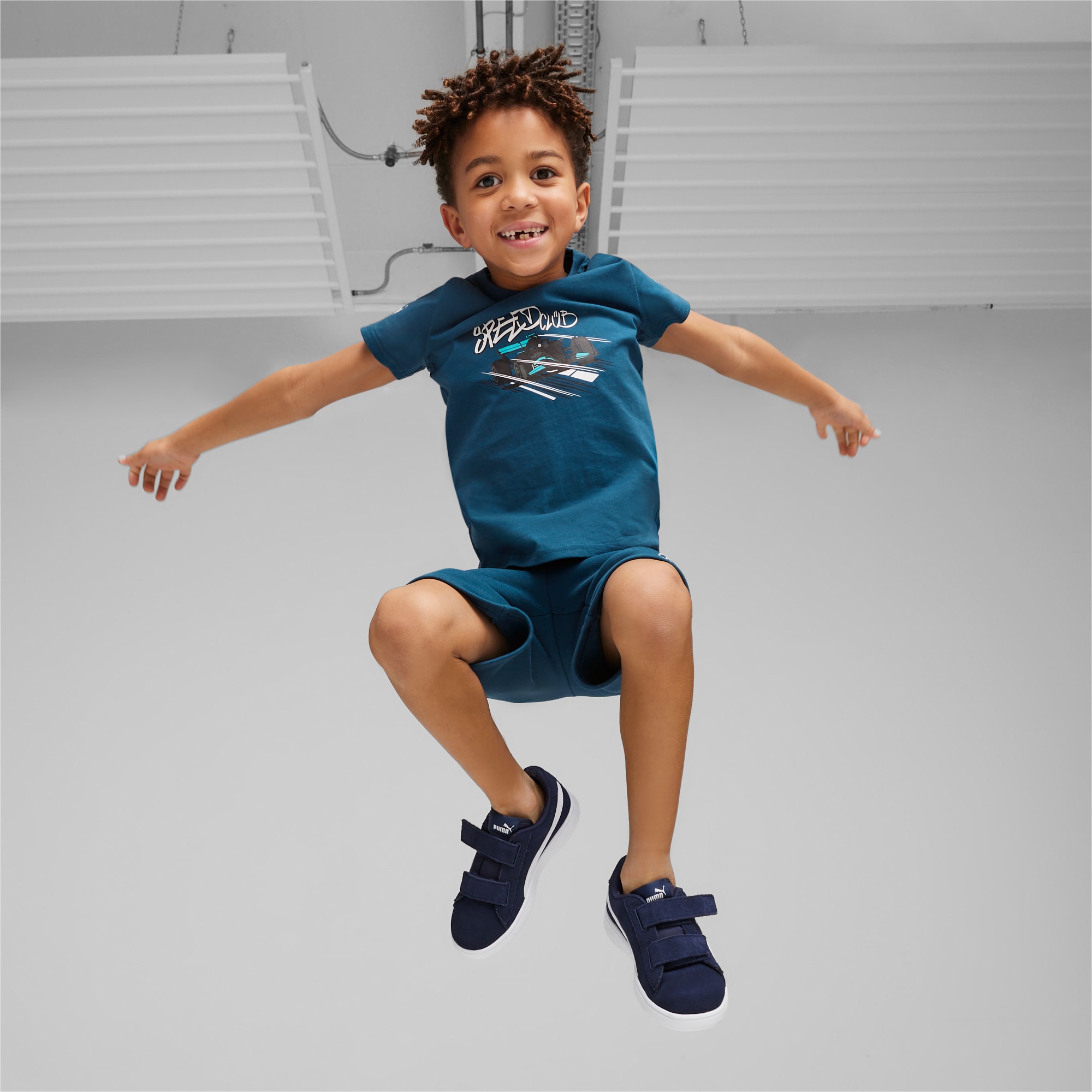 PUMA Camiseta Mercedes-Amg Petronas Motorsport Para Niños, Azul