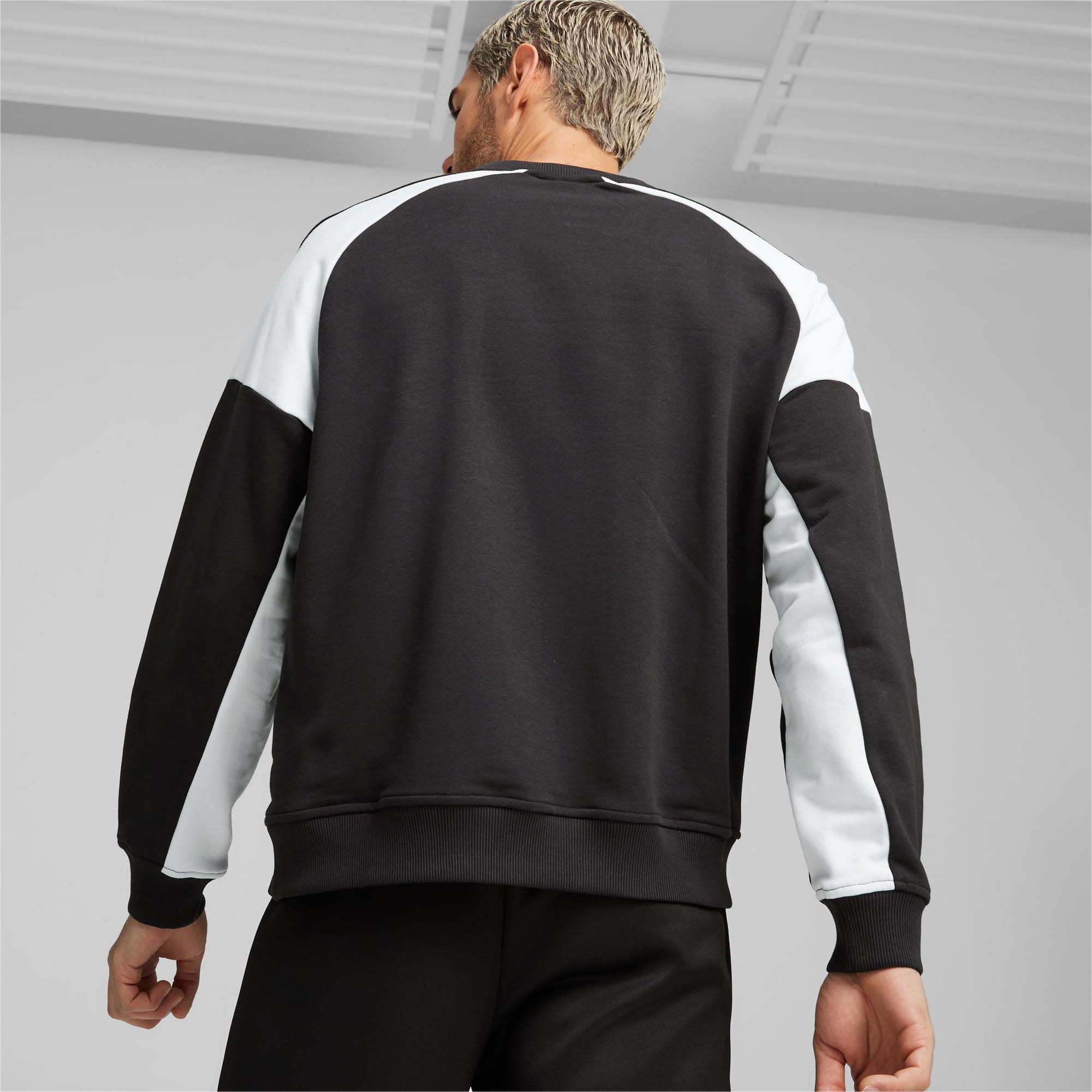 Men's PUMA Amg Motorsports Sweatshirt, Black, Size L, Clothing