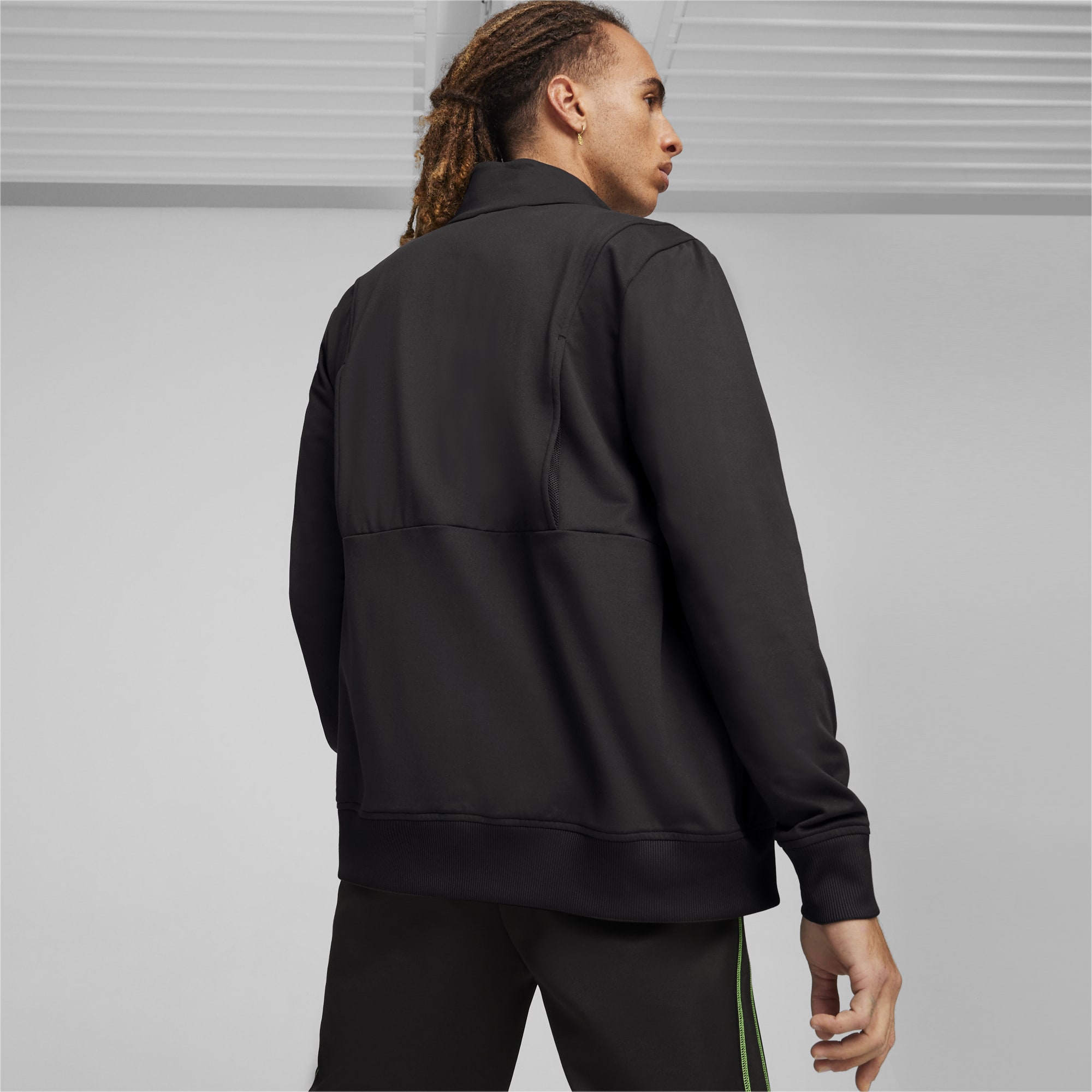 PUMA Mercedes-Amg Petronas Motorsport Men's Cloudspun Jacket, Black, Size XXL, Clothing