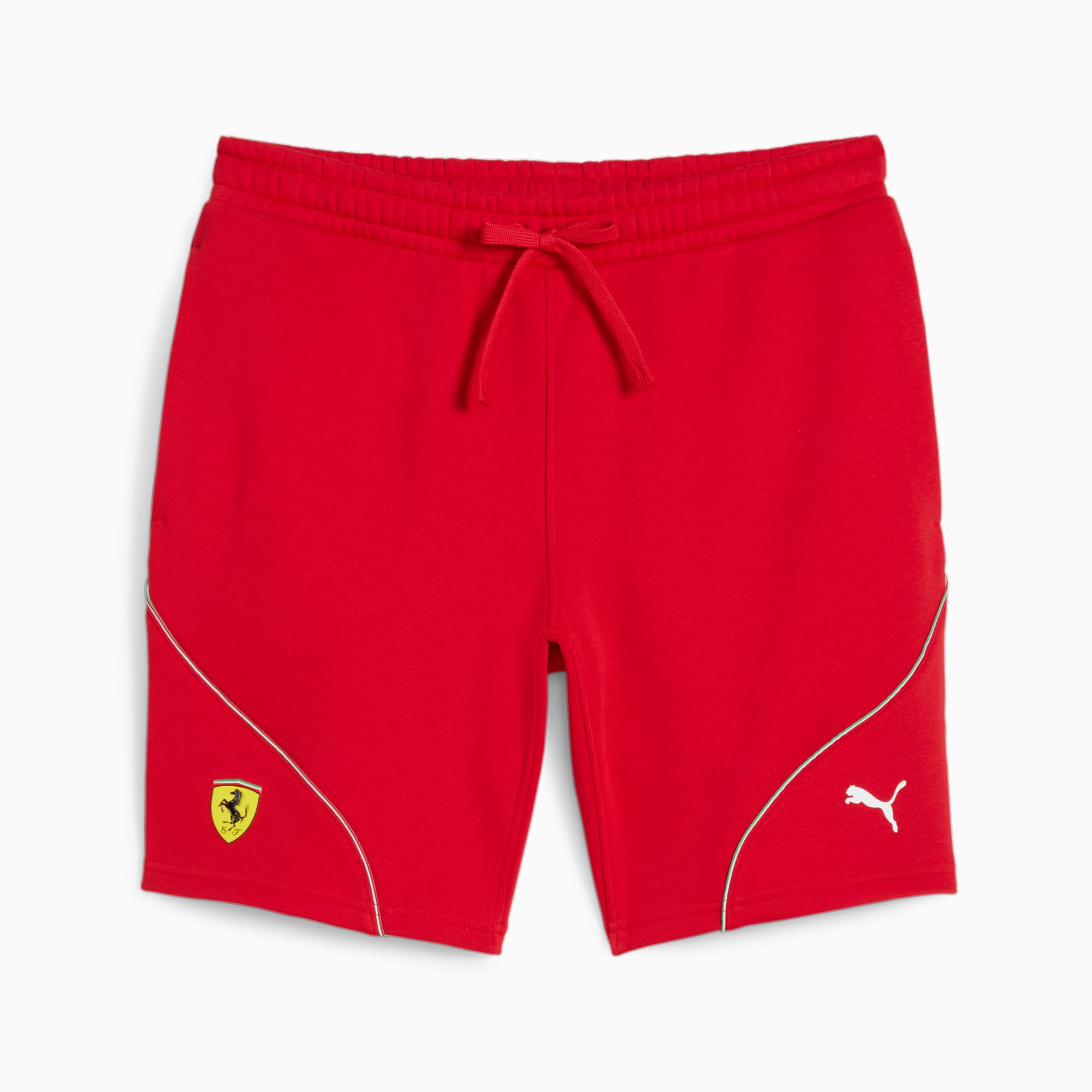 PUMA Scuderia Ferrari Men's Motorsport Race Shorts, Red, Size XS, Clothing