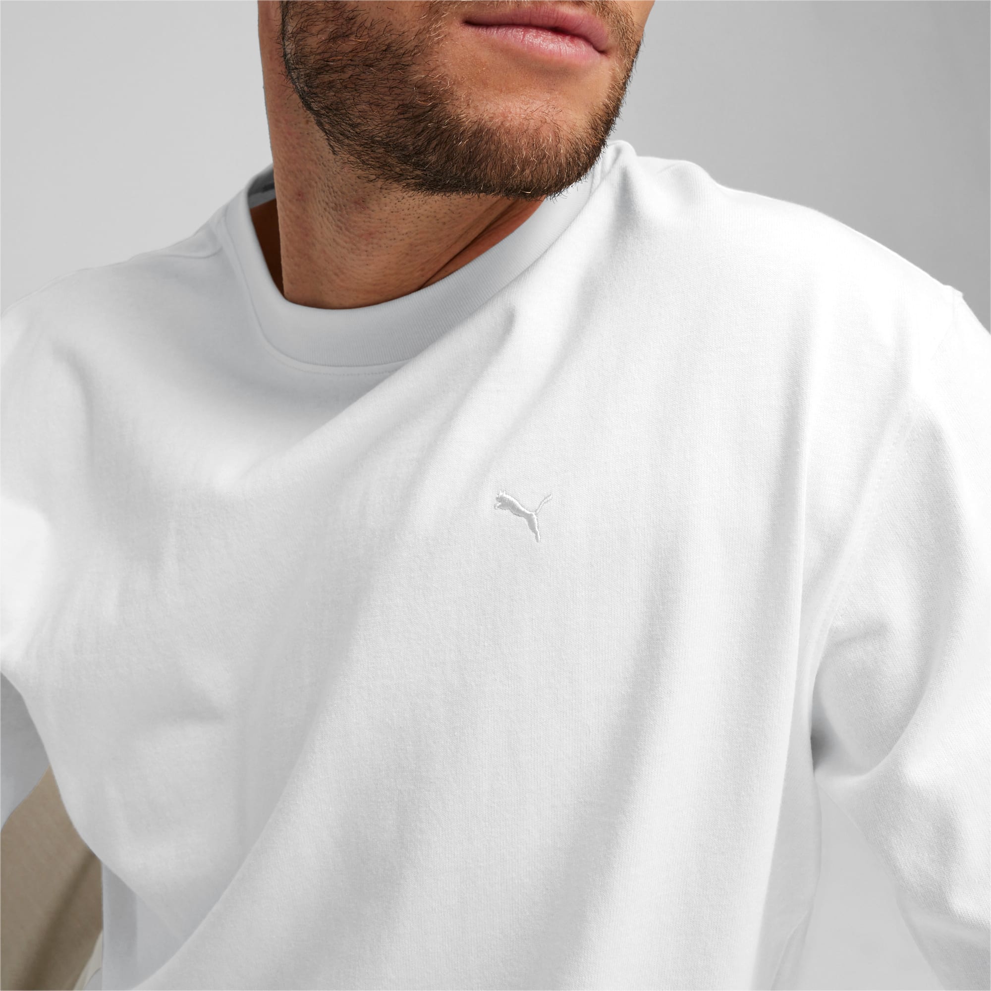 PUMA Koszulka MMQ Z Długim Rękawem, Biały