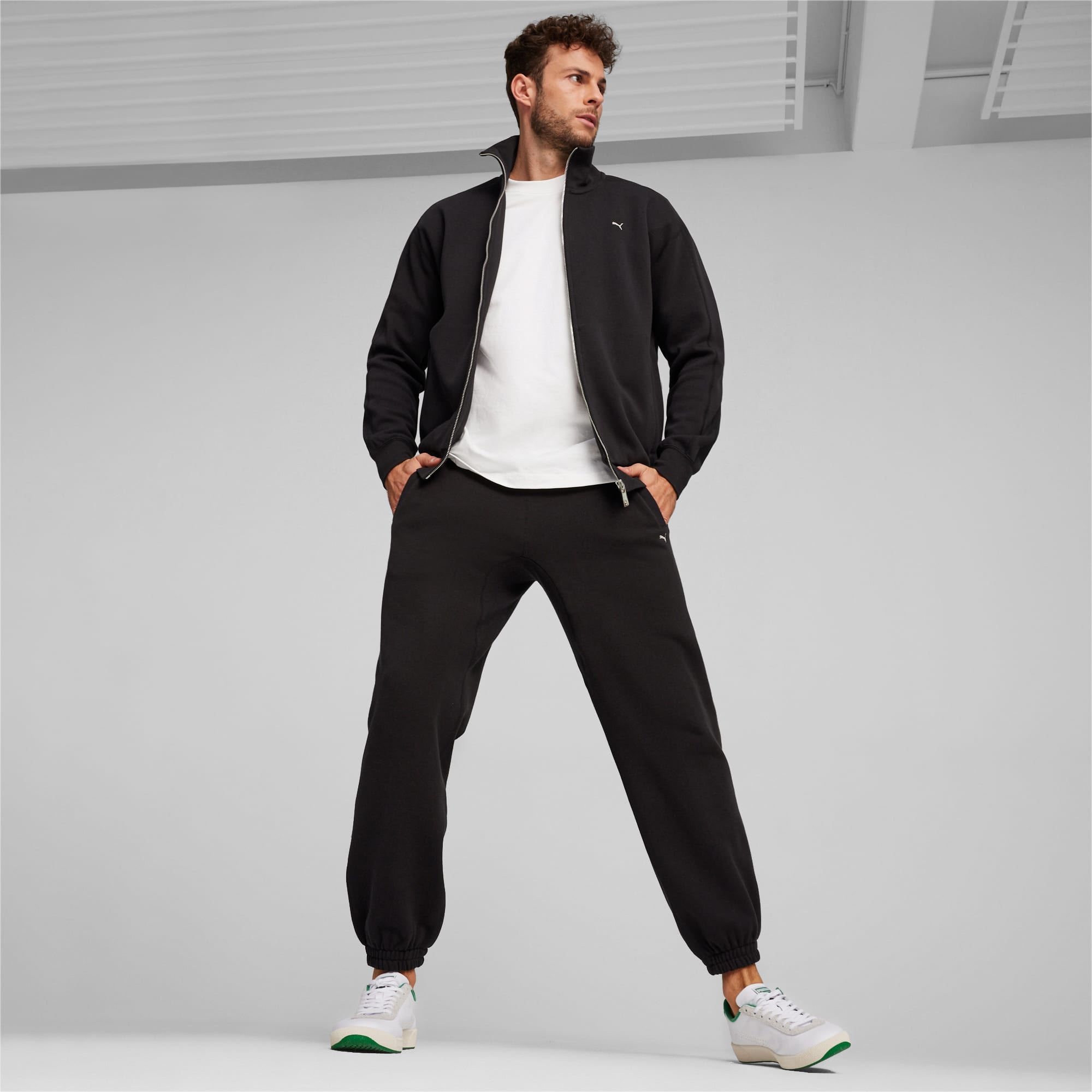 Men's PUMA Mmq T7 Track Jacket, Black, Size XS, Clothing