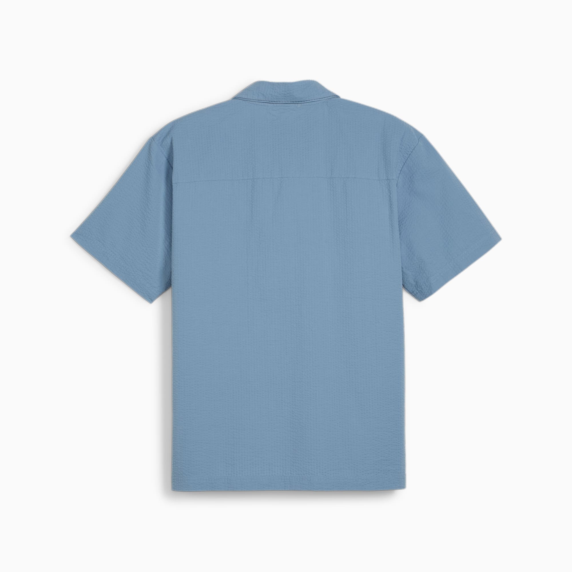 PUMA MMQ Seersucker shirt, Blauw