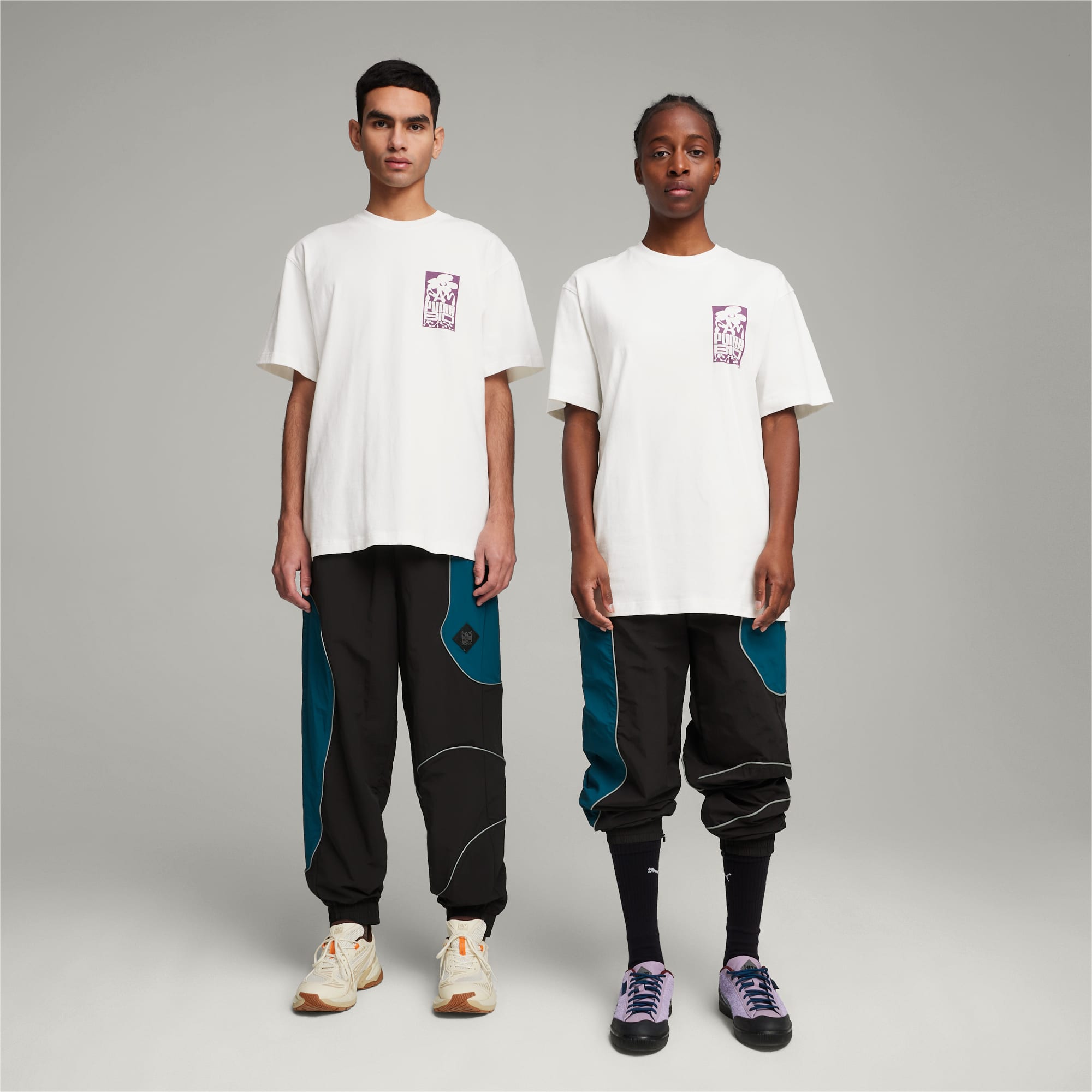 PUMA X PERKS AND MINI T-shirt Voor Dames, Wit
