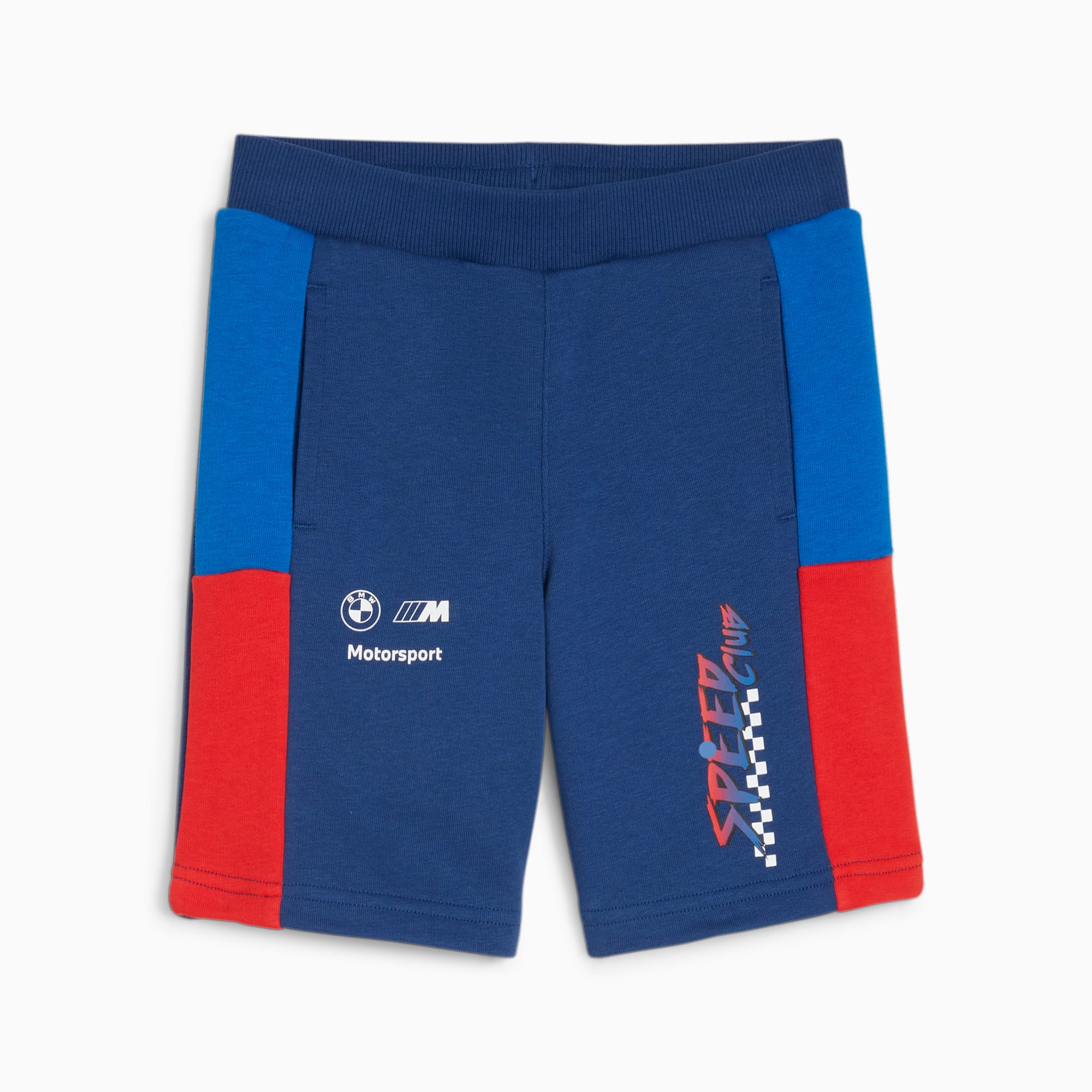 PUMA BMW M Motorsport Kids' Shorts, Pro Blue/M Color, Size 92, Clothing