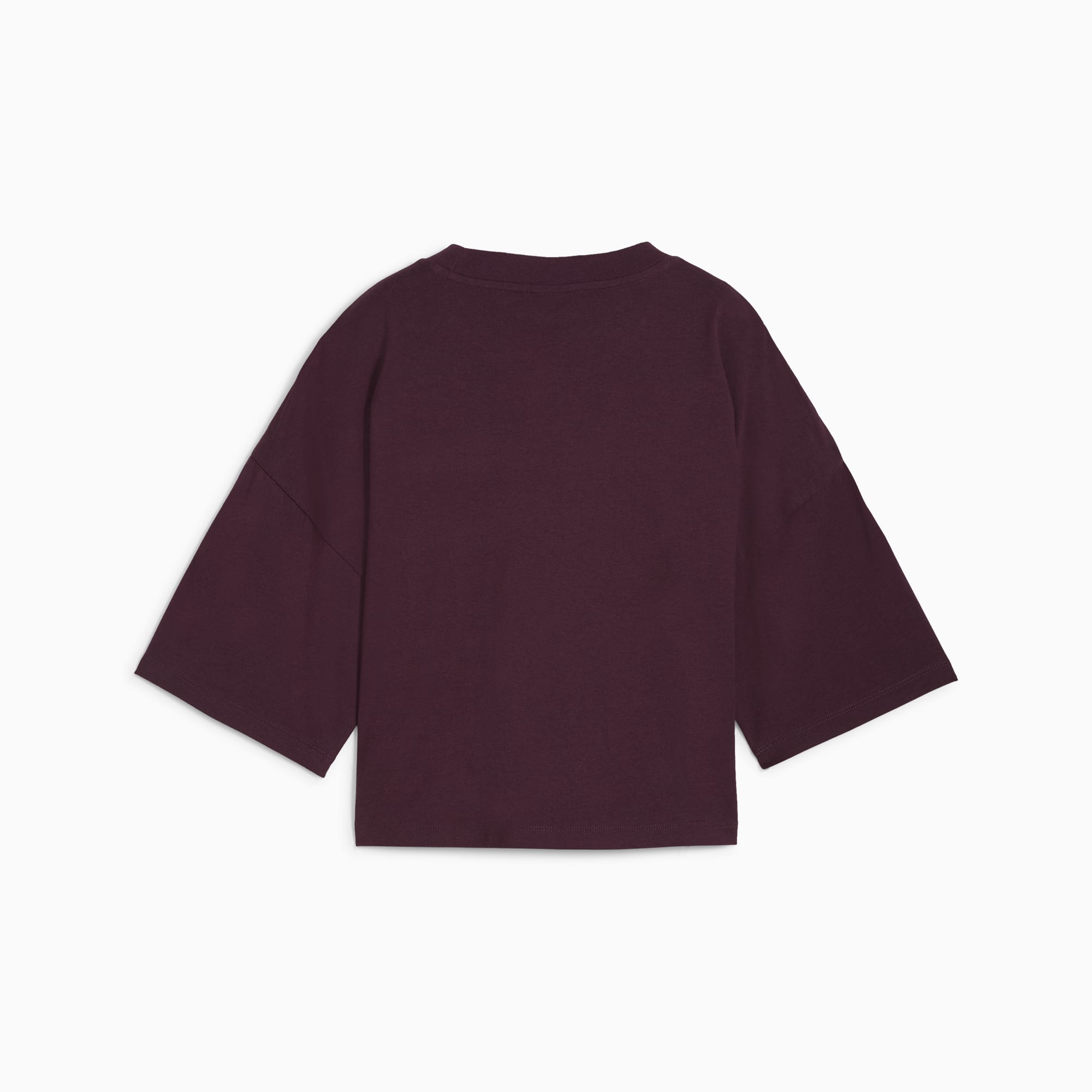 PUMA BETTER CLASSICS T-shirtjurk voor Dames, Midnight Plum