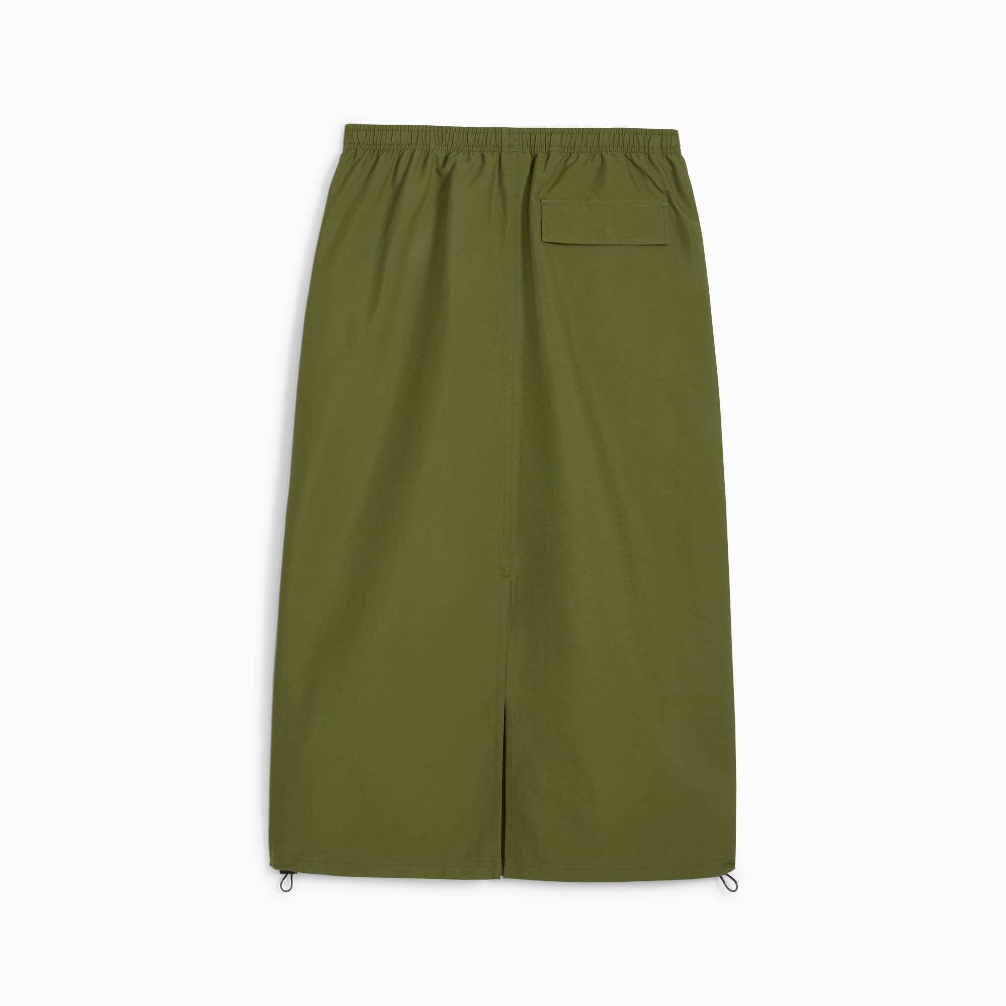 PUMA DARE TO geweven midirok voor Dames, Groen