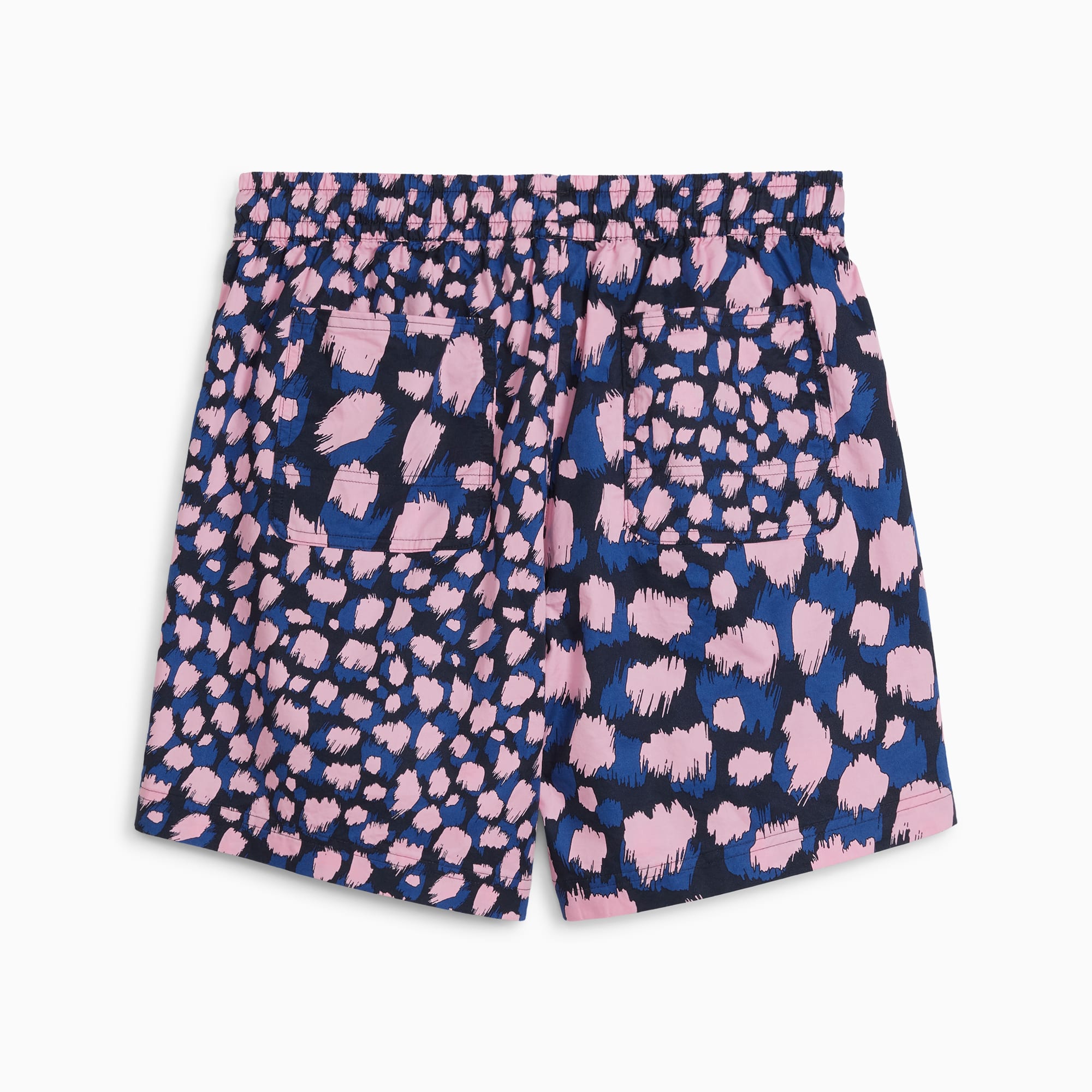 PUMA x PEDROCHE DOWNTOWN geweven short met kittens voor Dames, Blauw