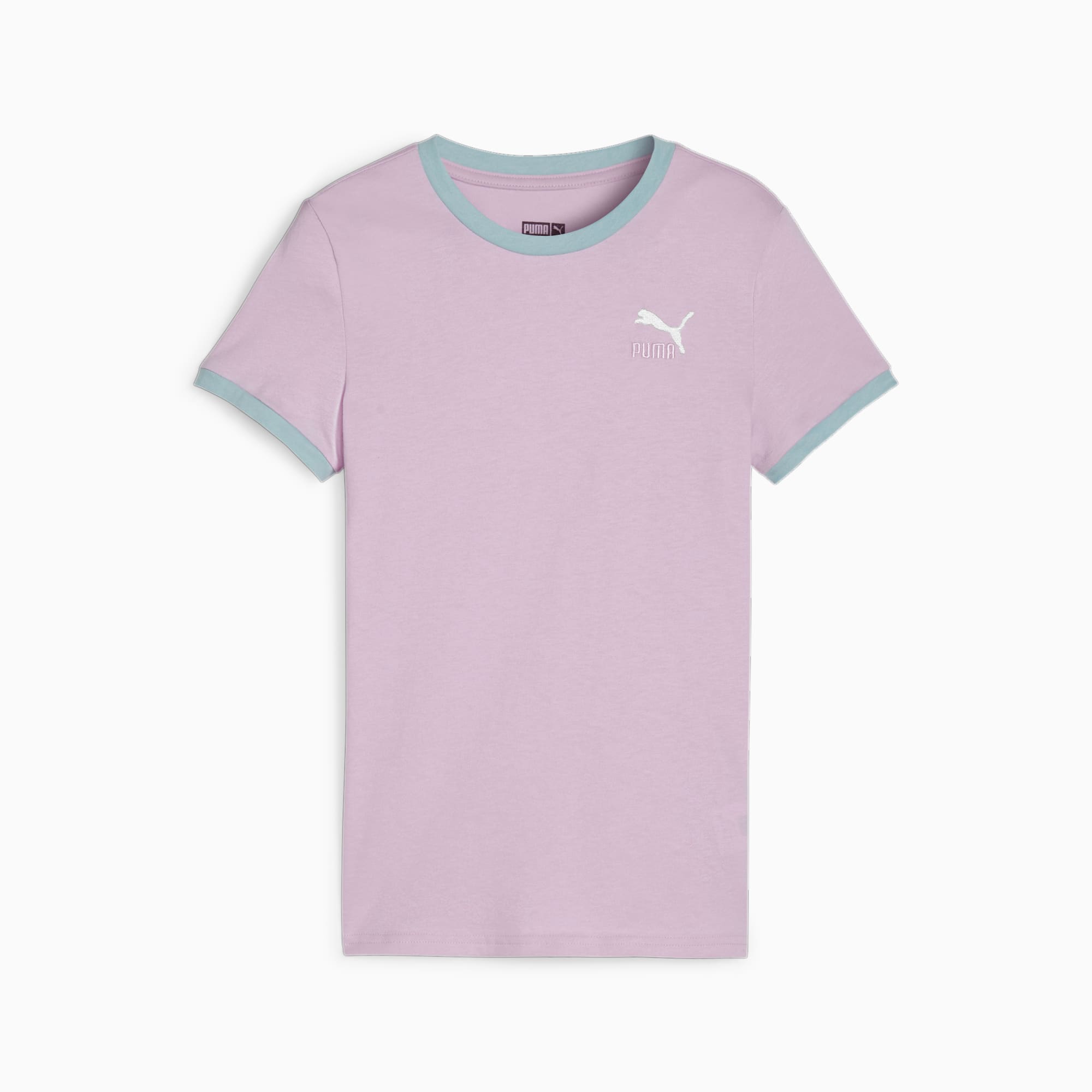 PUMA Classics Match Point Youth T-Shirt, Grape Mist, Size 128, Clothing