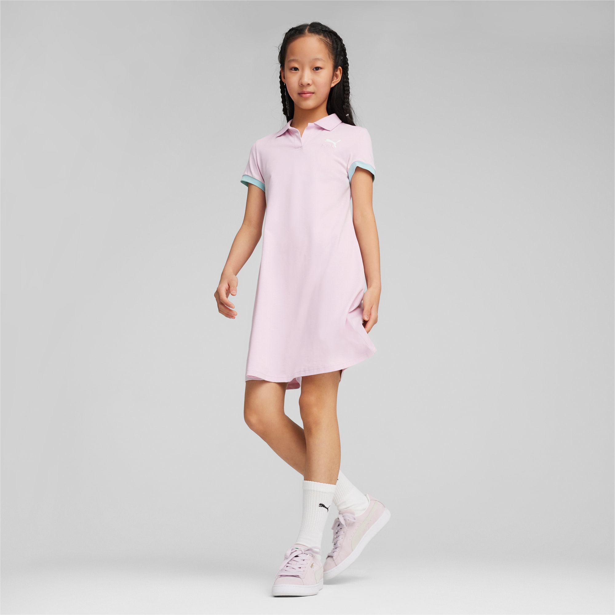 PUMA Classics Match Point Youth Dress, Grape Mist, Size 128