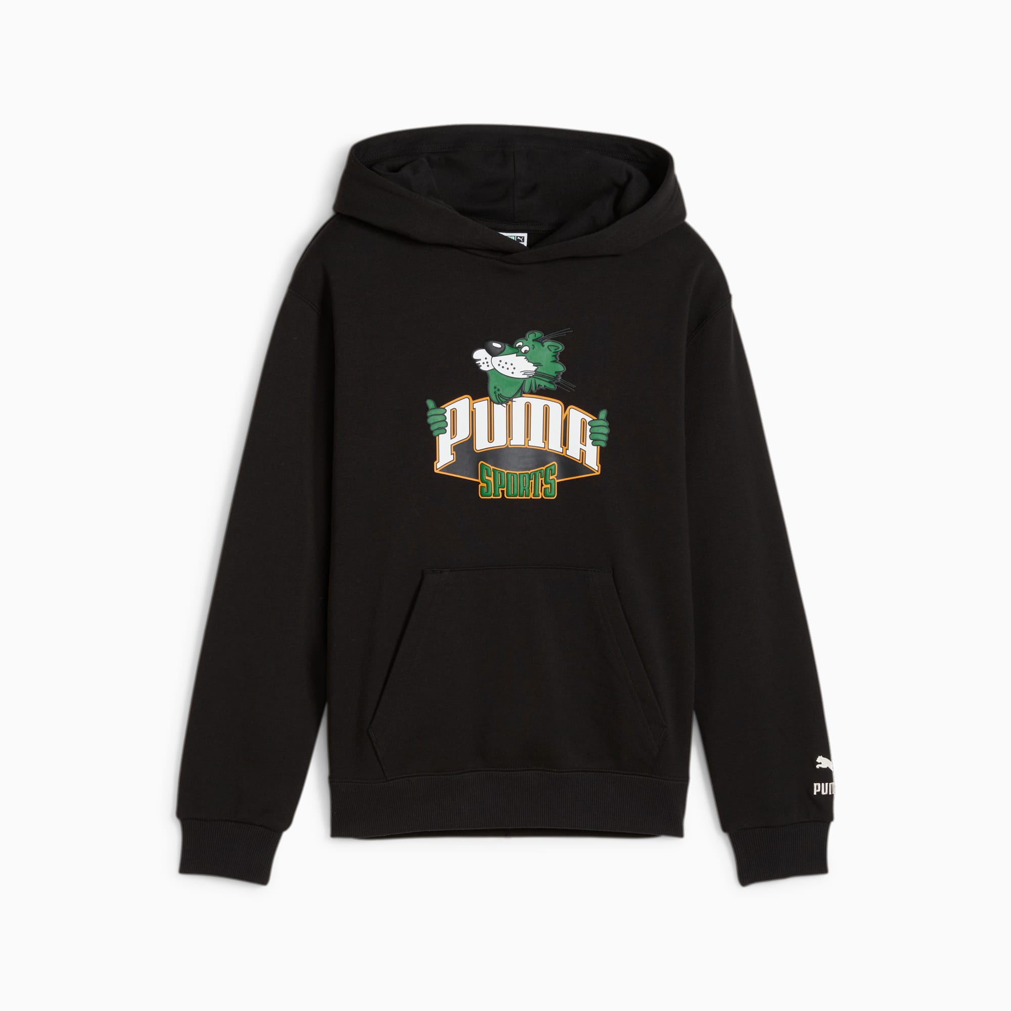 PUMA For The Fanbase Youth Hoodie, Black, Size 128, Clothing