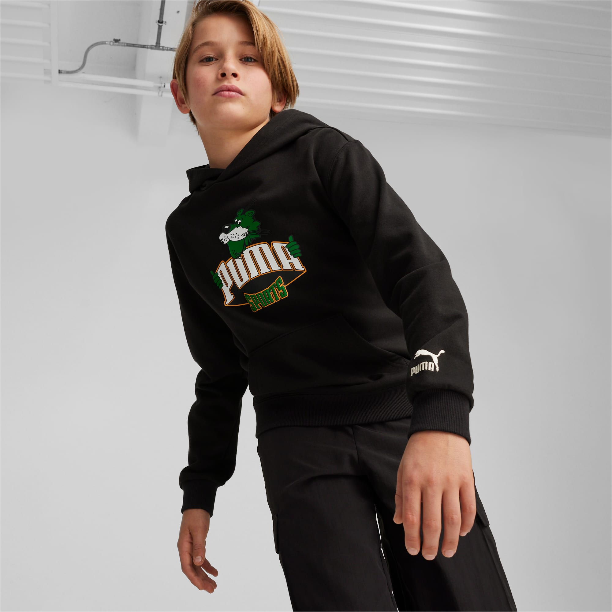 PUMA FOR THE FANBASE hoodie, Zwart