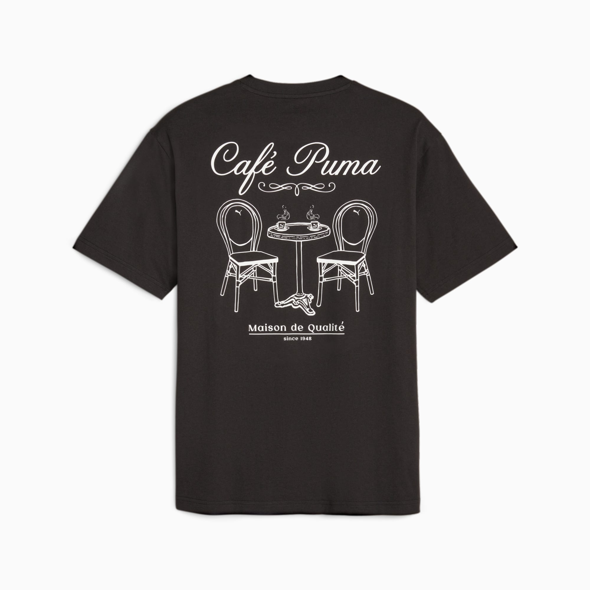 CLASSICS CAFE PUMA T-shirt voor Heren, Zwart
