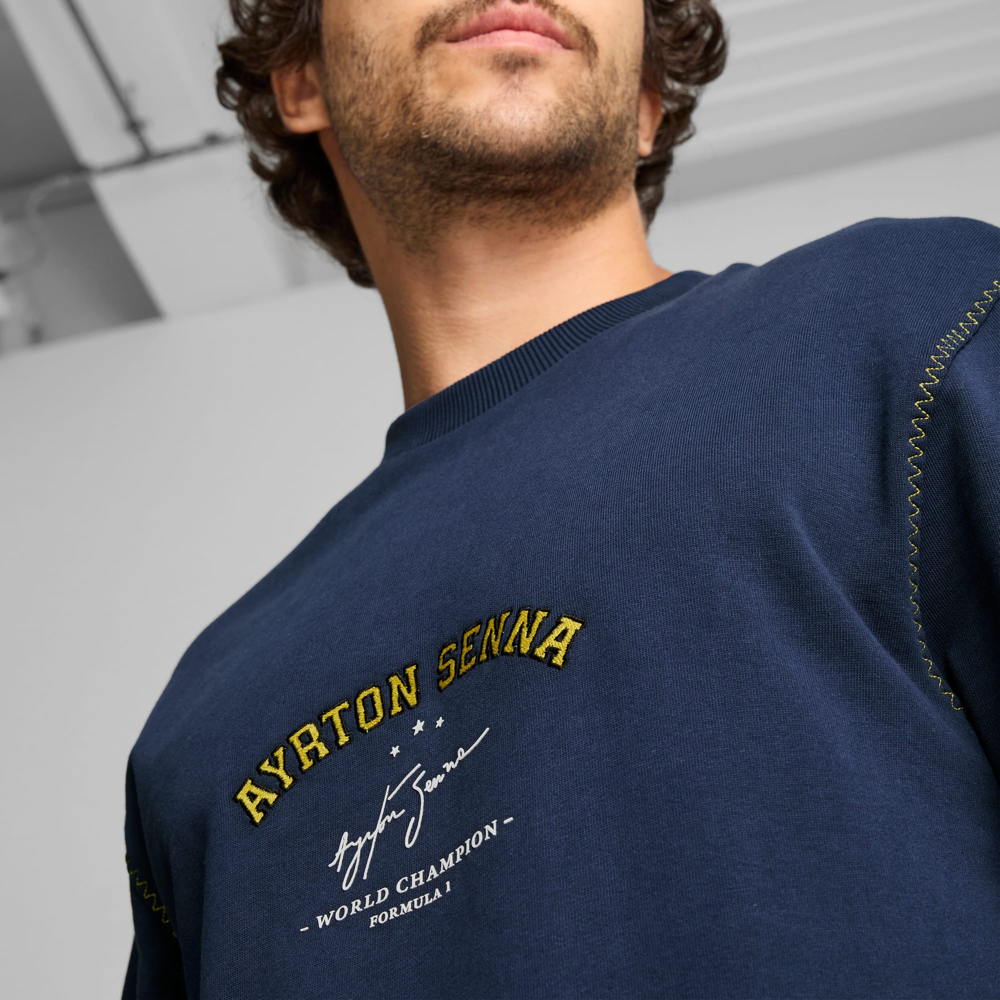 Felpa SENNA A VIDA da, Blu/Altro