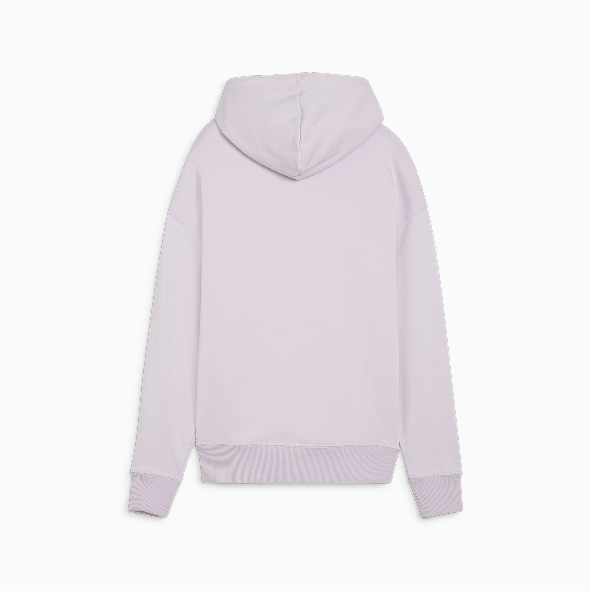 PUMA CLASSICS Shiny Logo hoodie voor Dames, Paars