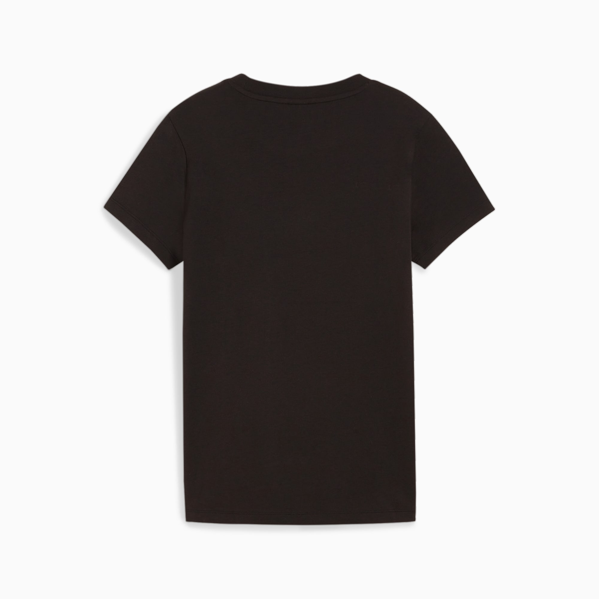 PUMA Classics Shiny Logo Women's T-Shirt, Black, Size S, Clothing