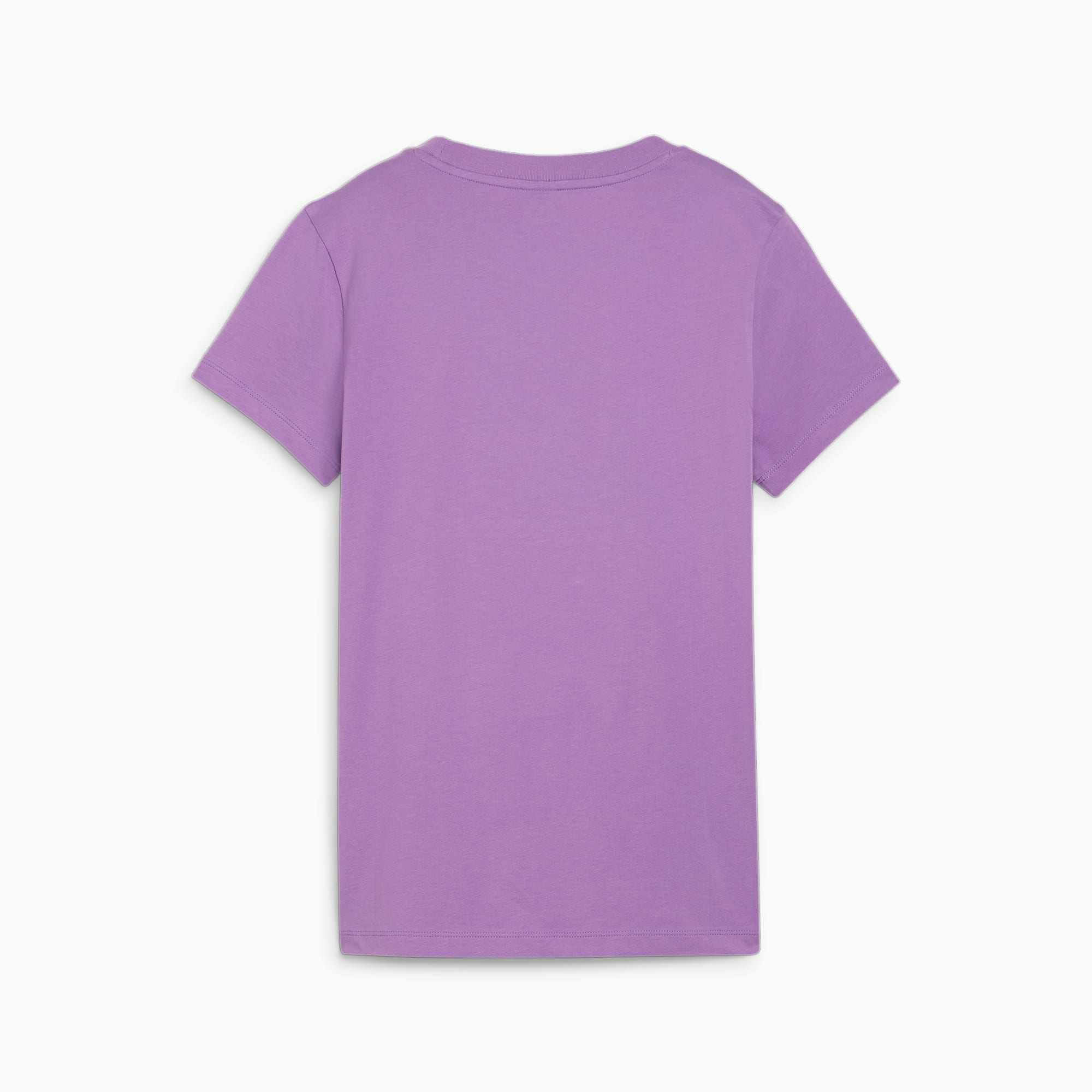 PUMA Classics Shiny Logo Women's T-Shirt, Ultraviolet, Size M, Clothing