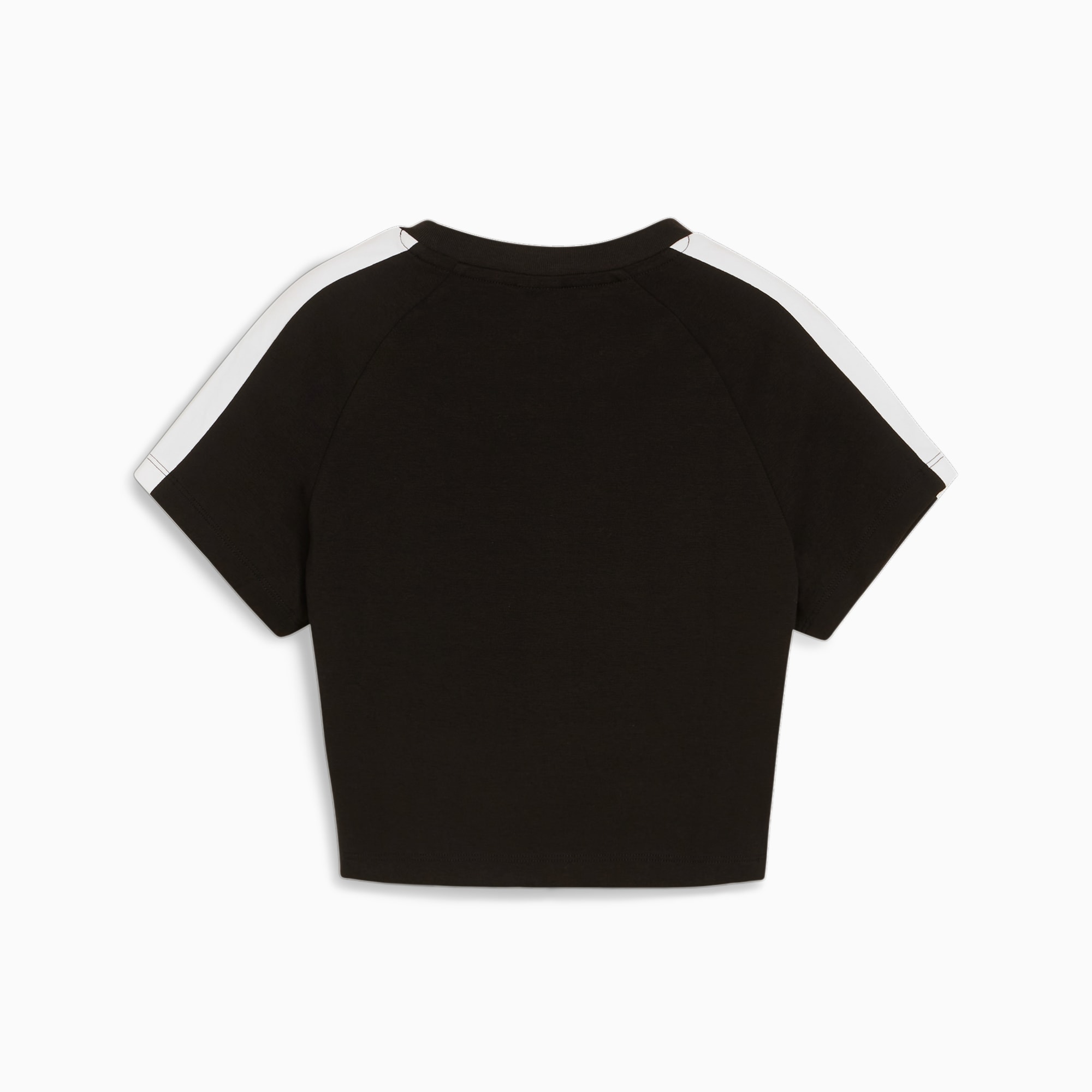 PUMA ICONIC T7 Baby-T-shirt Voor Dames, Zwart