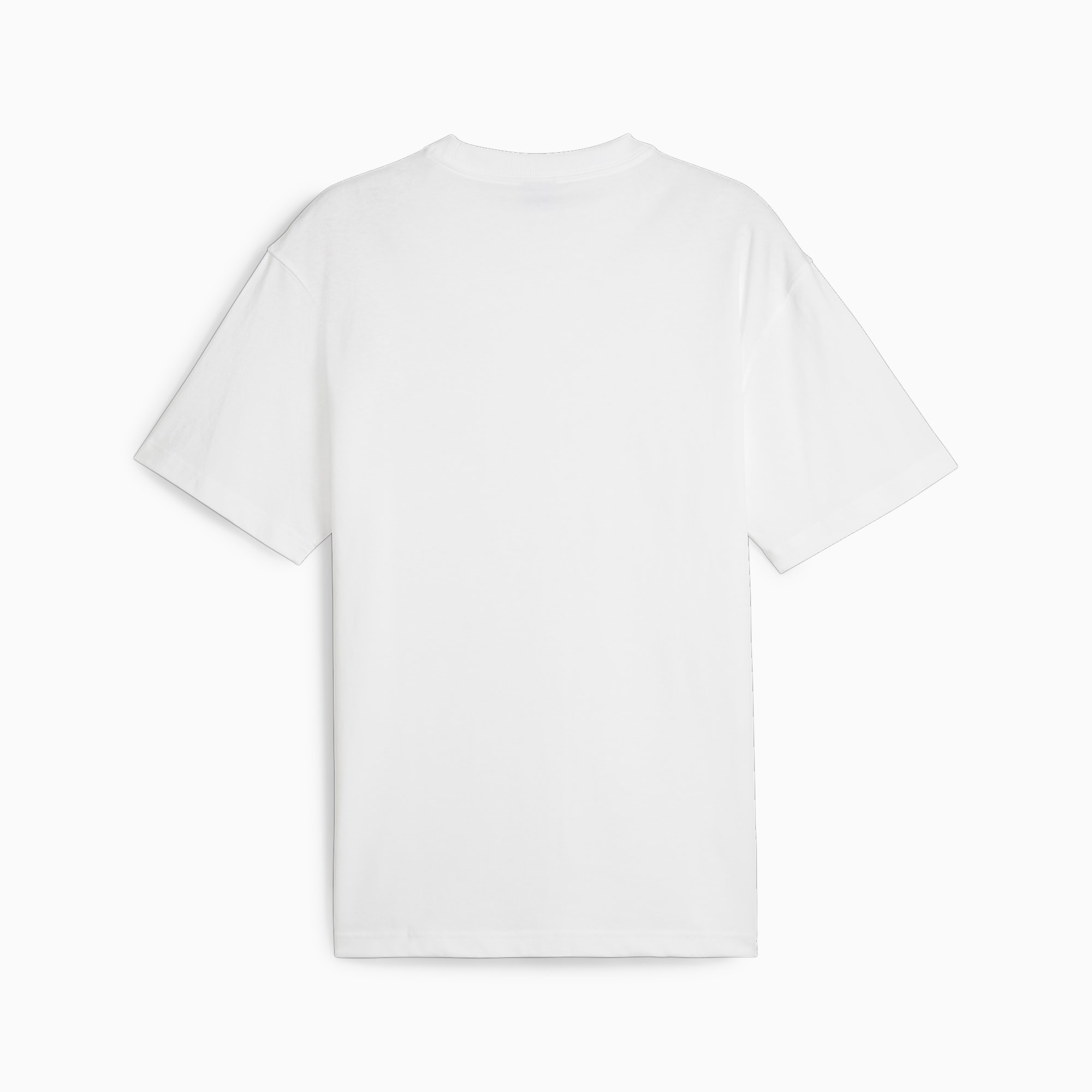 PUMA DOWNTOWN Badge T-shirt Voor Heren, Wit