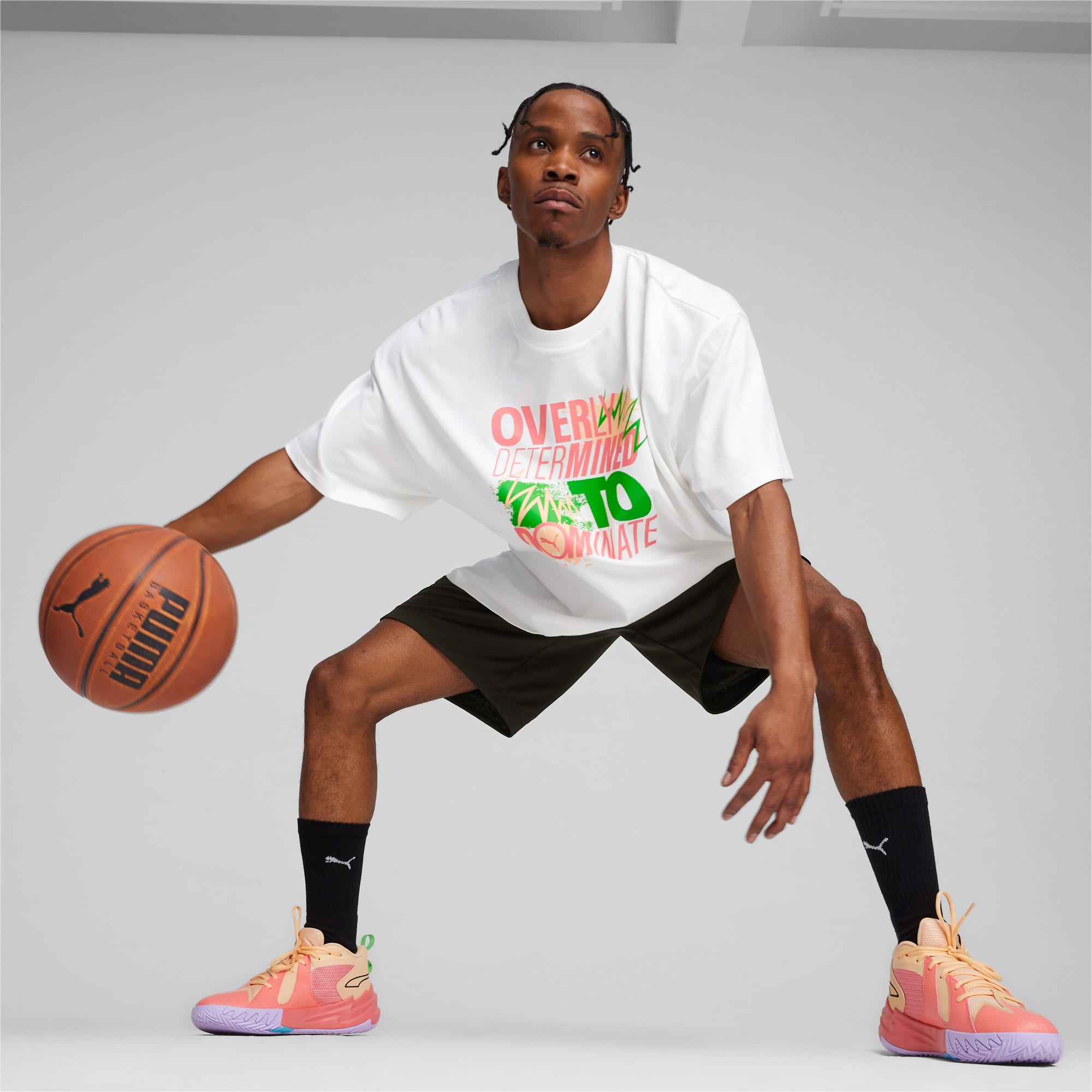 PUMA De Future Is Scoot Basketbal T-shirt Voor Dames, Wit