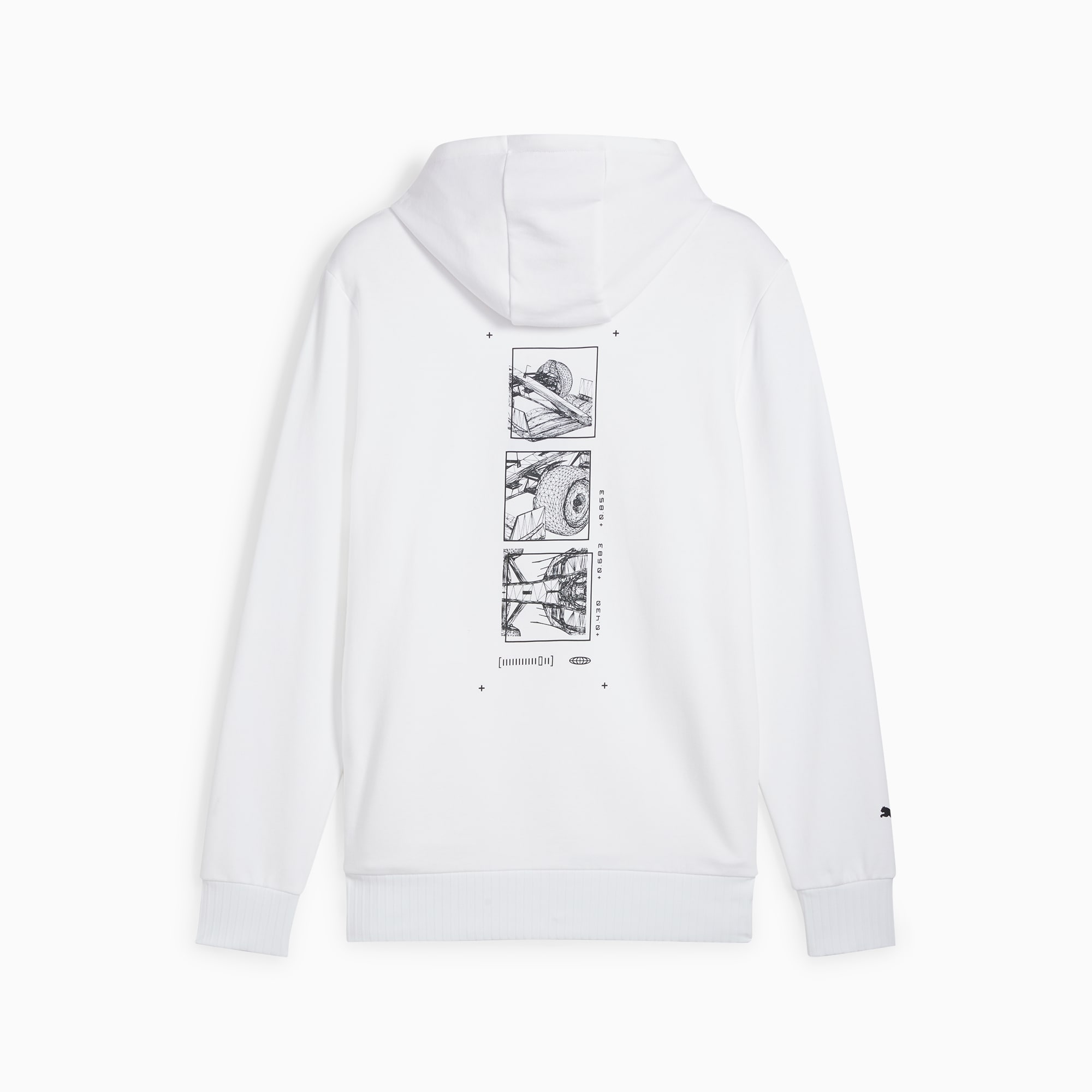 PUMA F1® Graphic hoodie, Wit