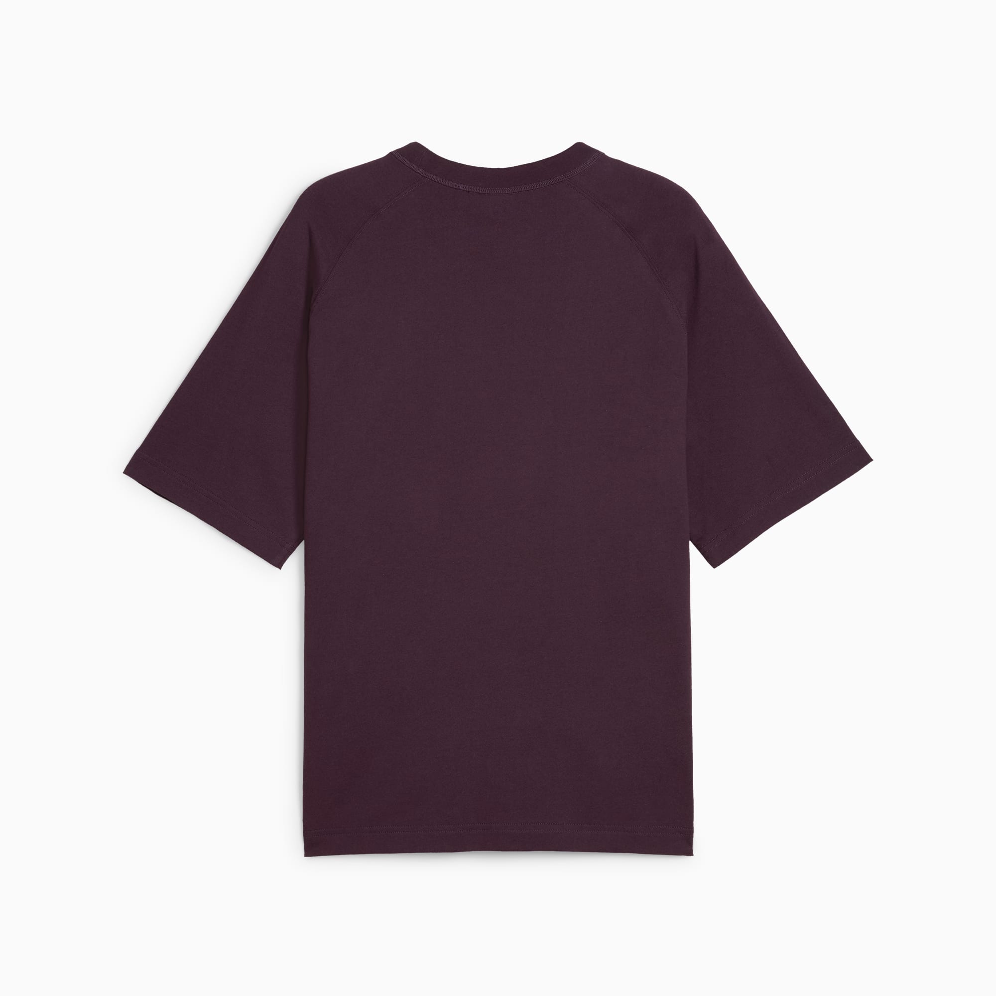 PUMA CLASSICS+ oversized T-shirt, Midnight Plum