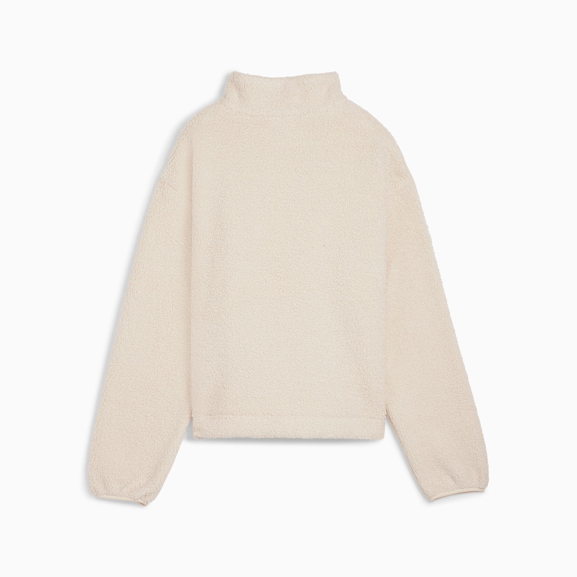 PUMA CLASSICS Winterized top met halve rits voor Dames, Alpine Snow