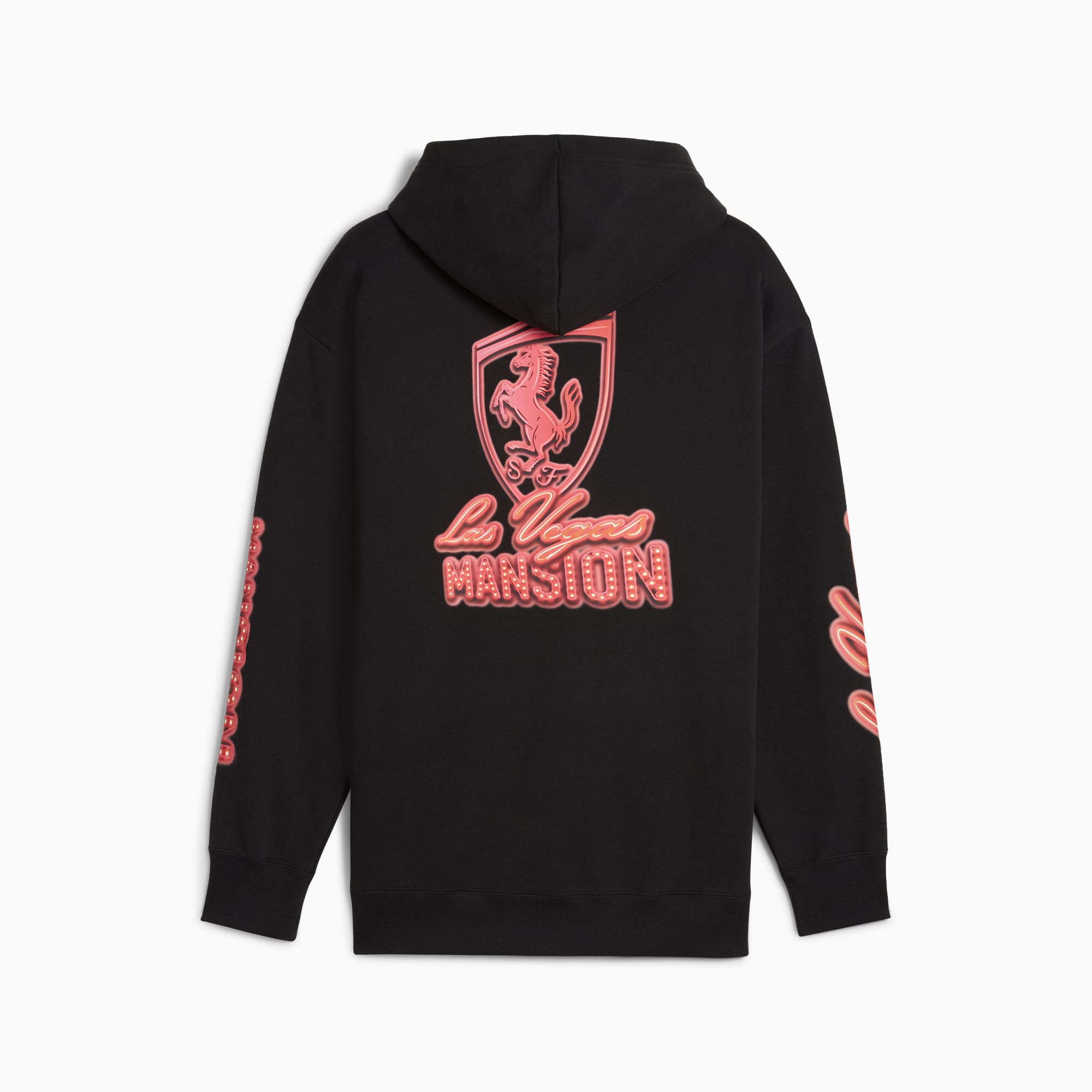 PUMA Scuderia Ferrari Race Neon Energy hoodie, Zwart