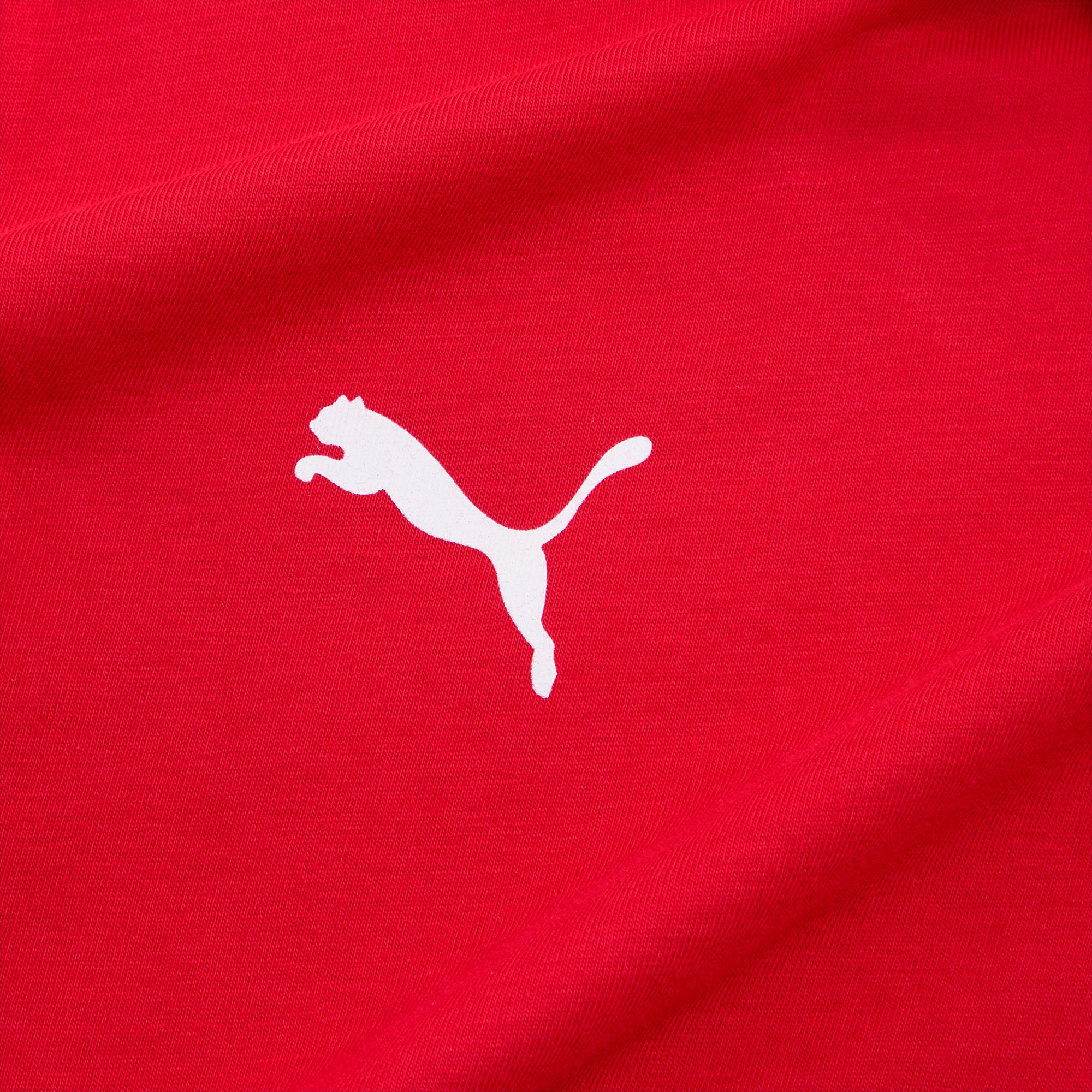 PUMA Scuderia Ferrari Race Big Shield T-shirt, Rood