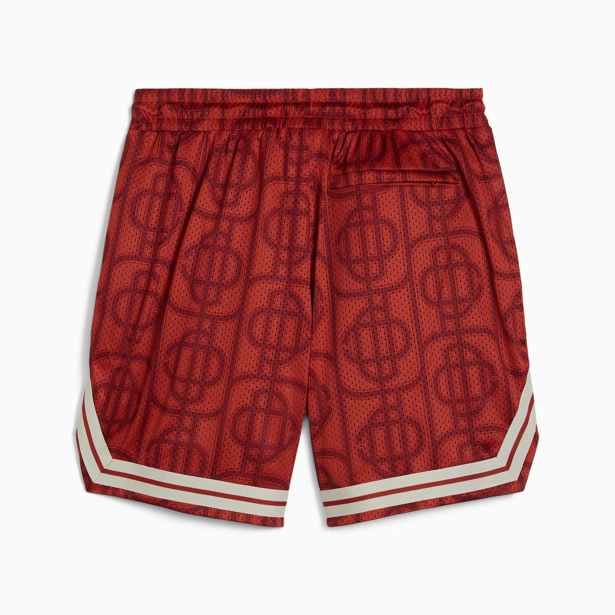 PUMA X PALM TREE CREW mesh short met all-over-print, Rood