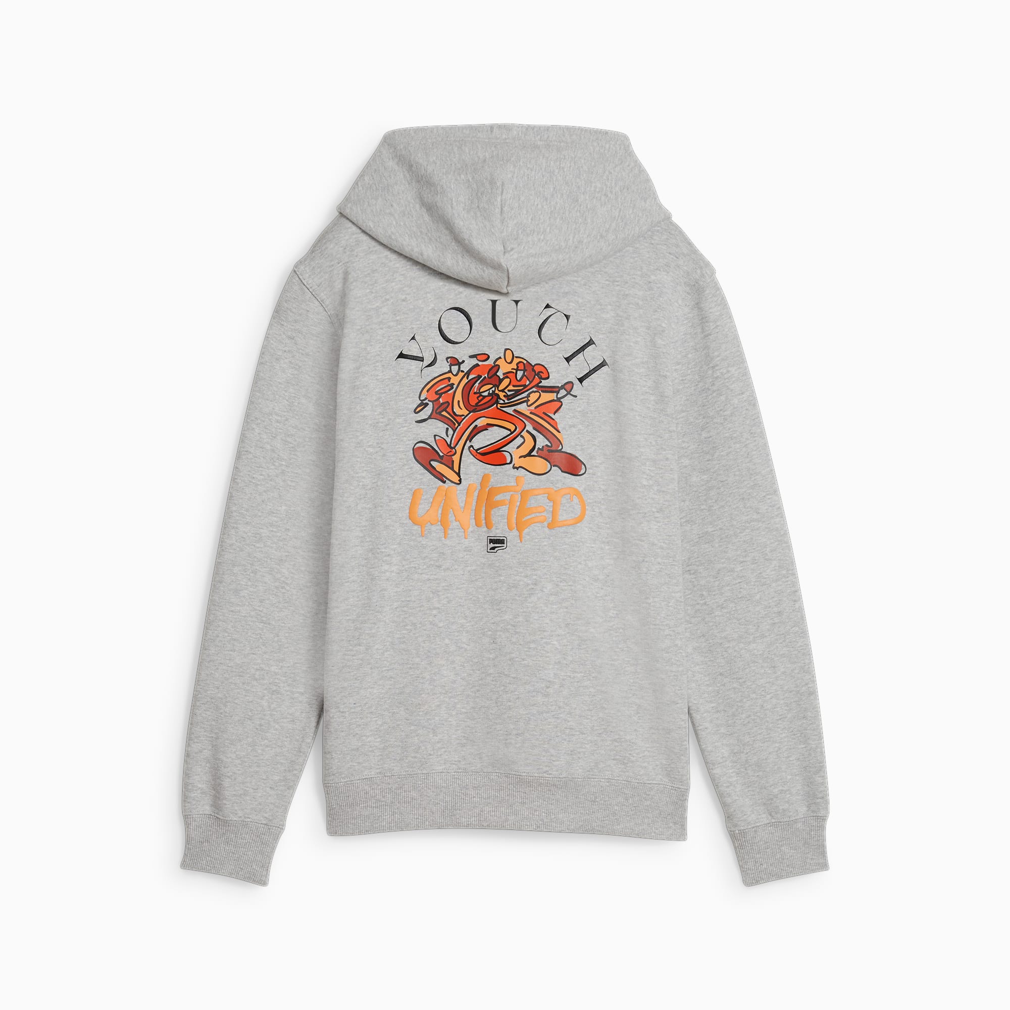 PUMA DOWNTOWN hoodie met print, Grijs