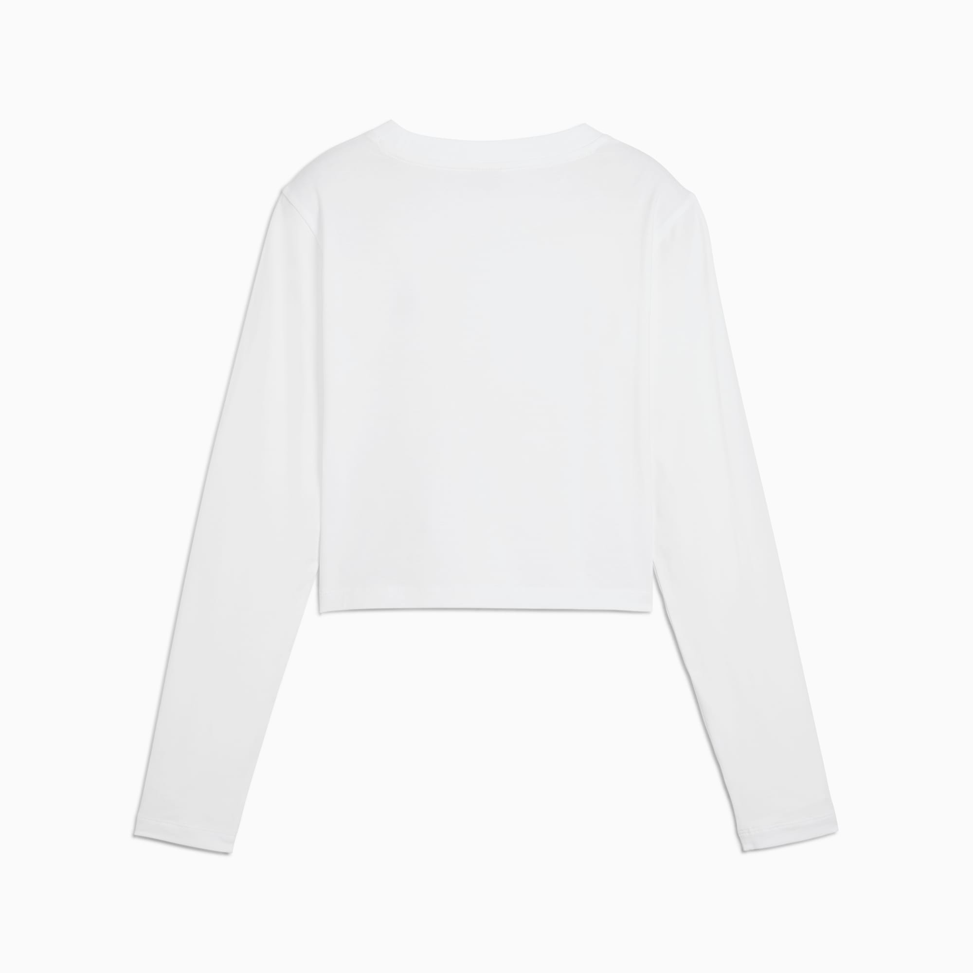 PUMA CLASSICS Baby T-shirt met lange mouw voor Dames, Wit